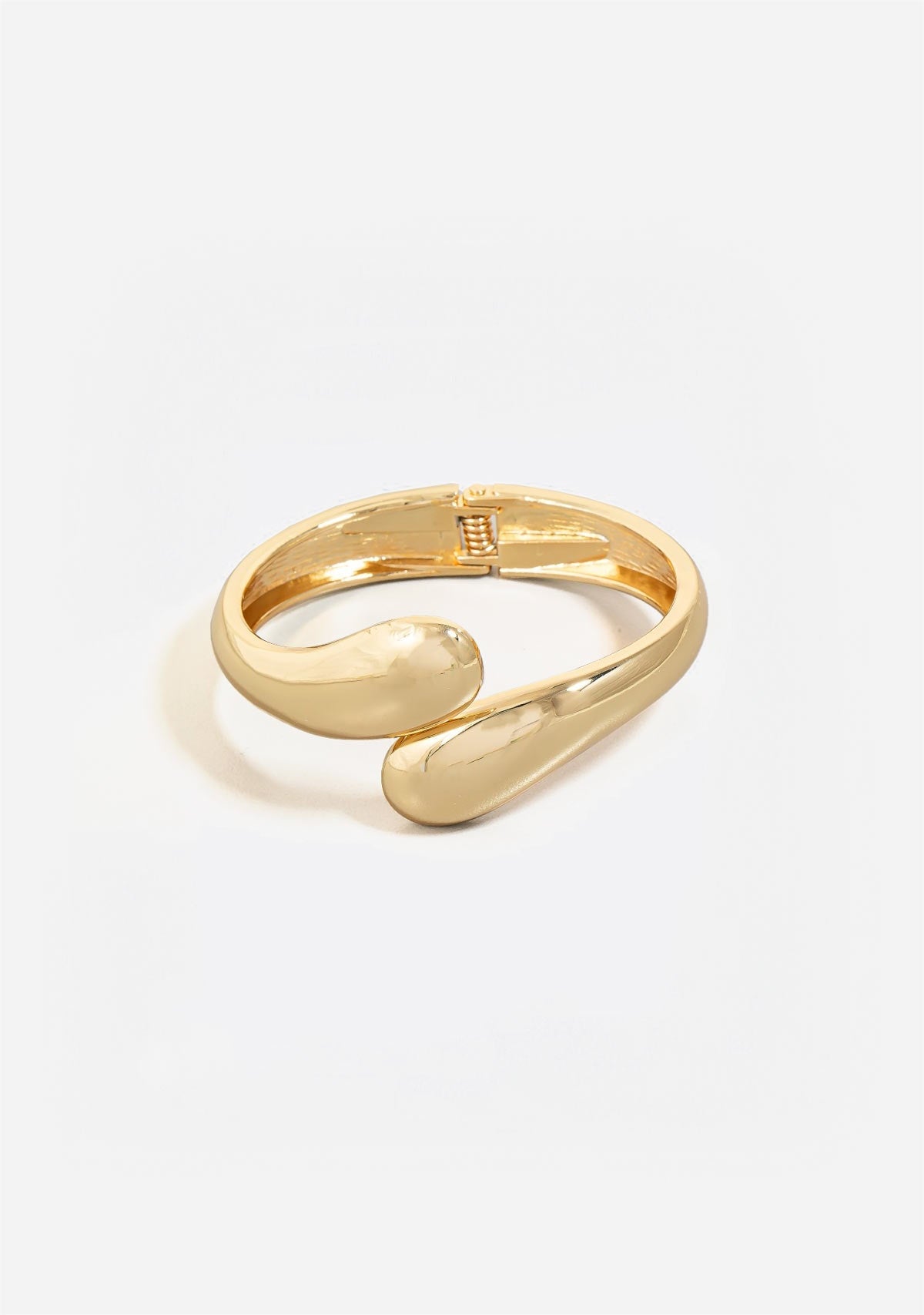 Metallic Rounded Hinge Cuff Fame Accessories