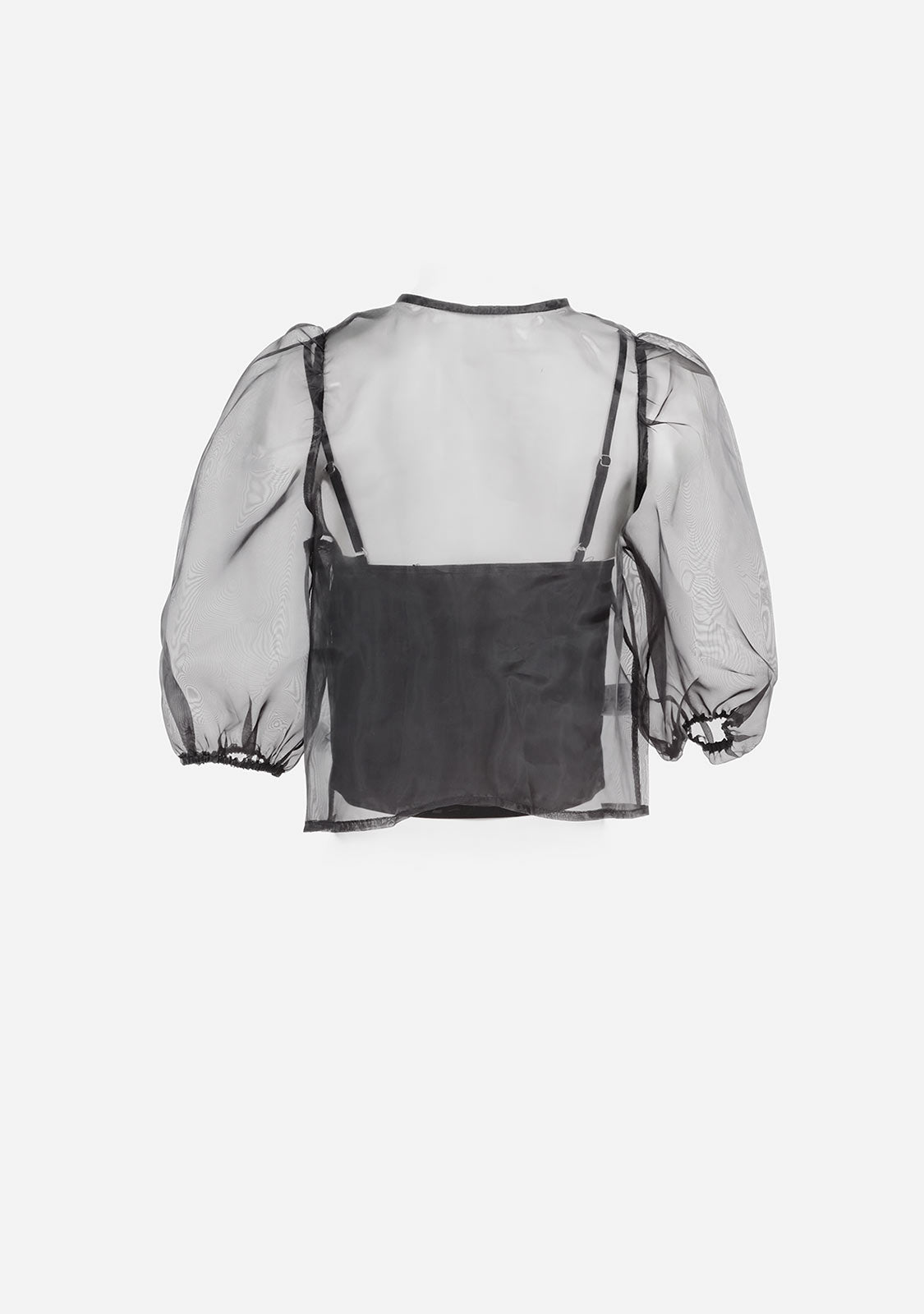 Sheer Fabric With Linning Blouse