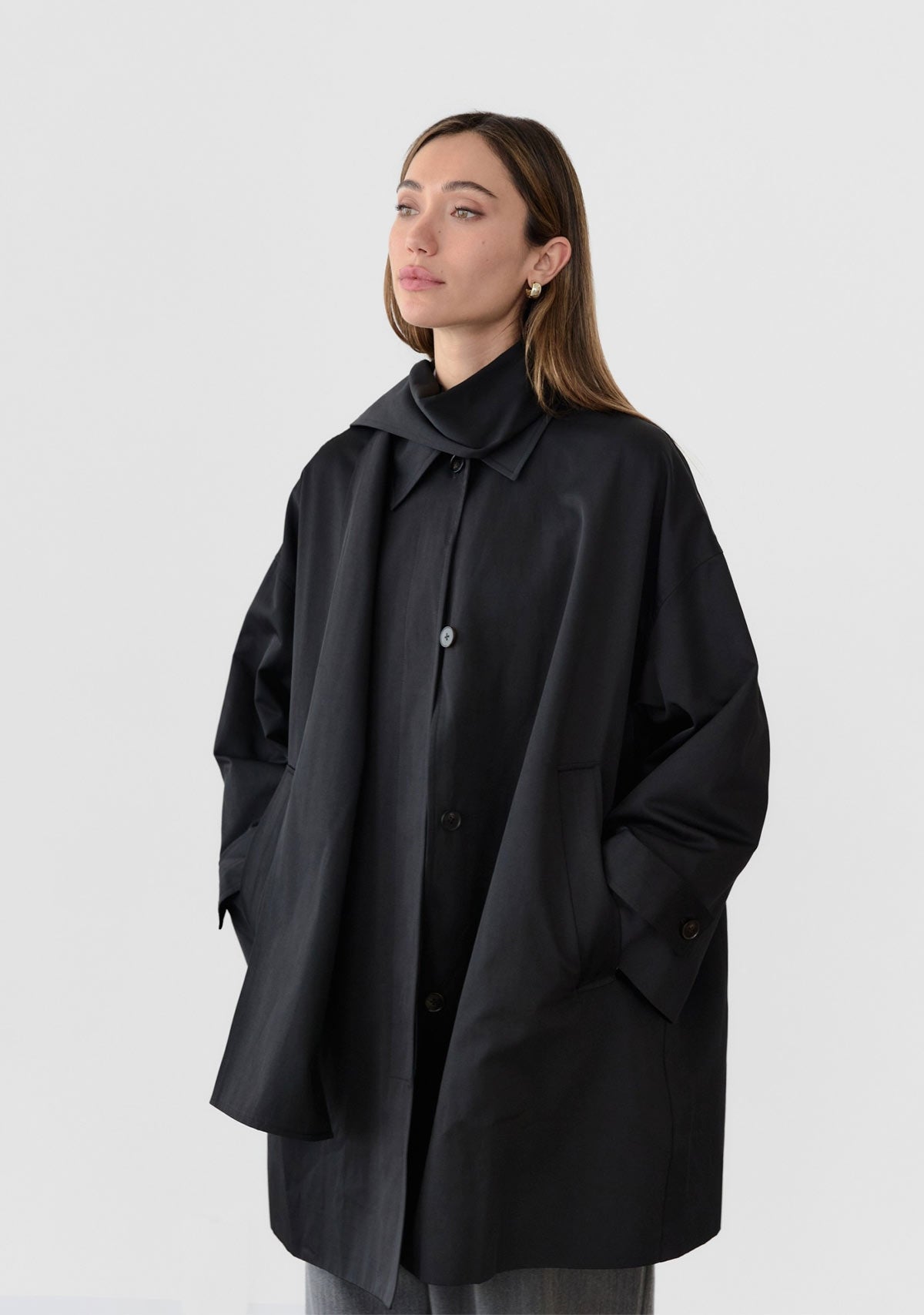 The Paloma Coat Black Mod Ref