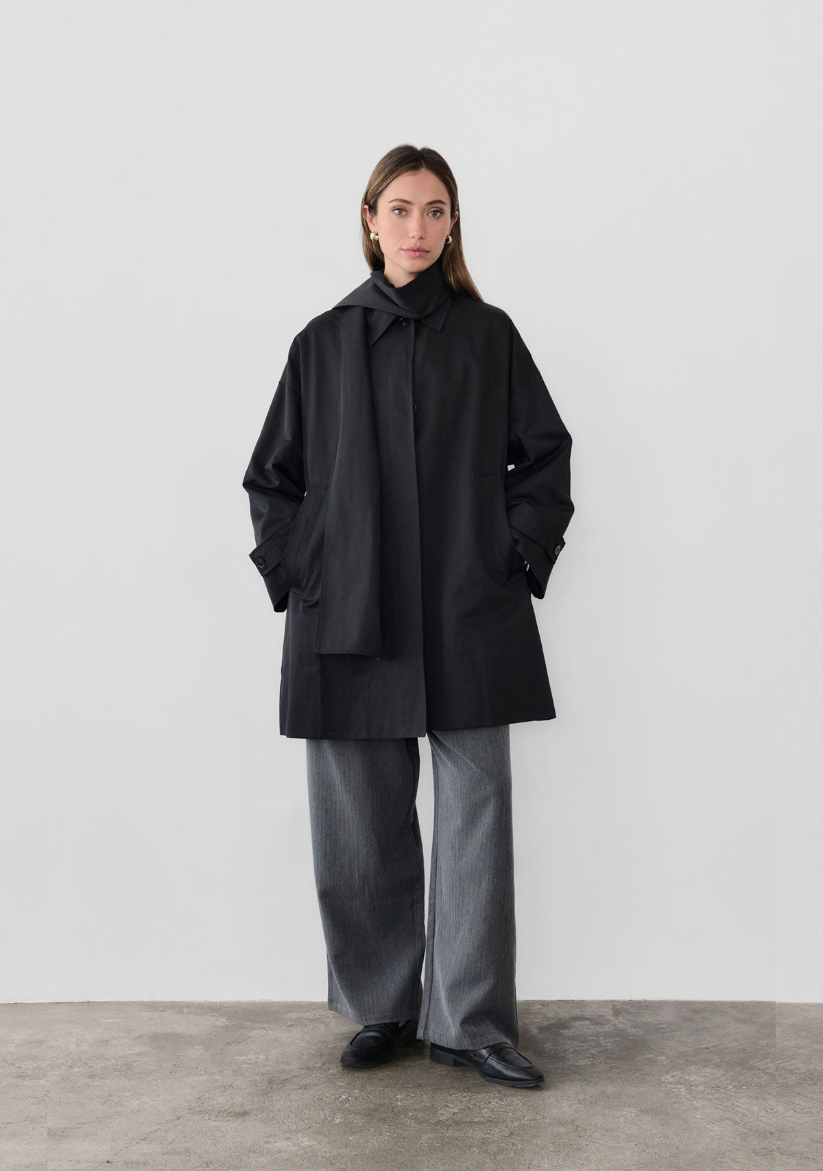 The Paloma Coat Black Mod Ref