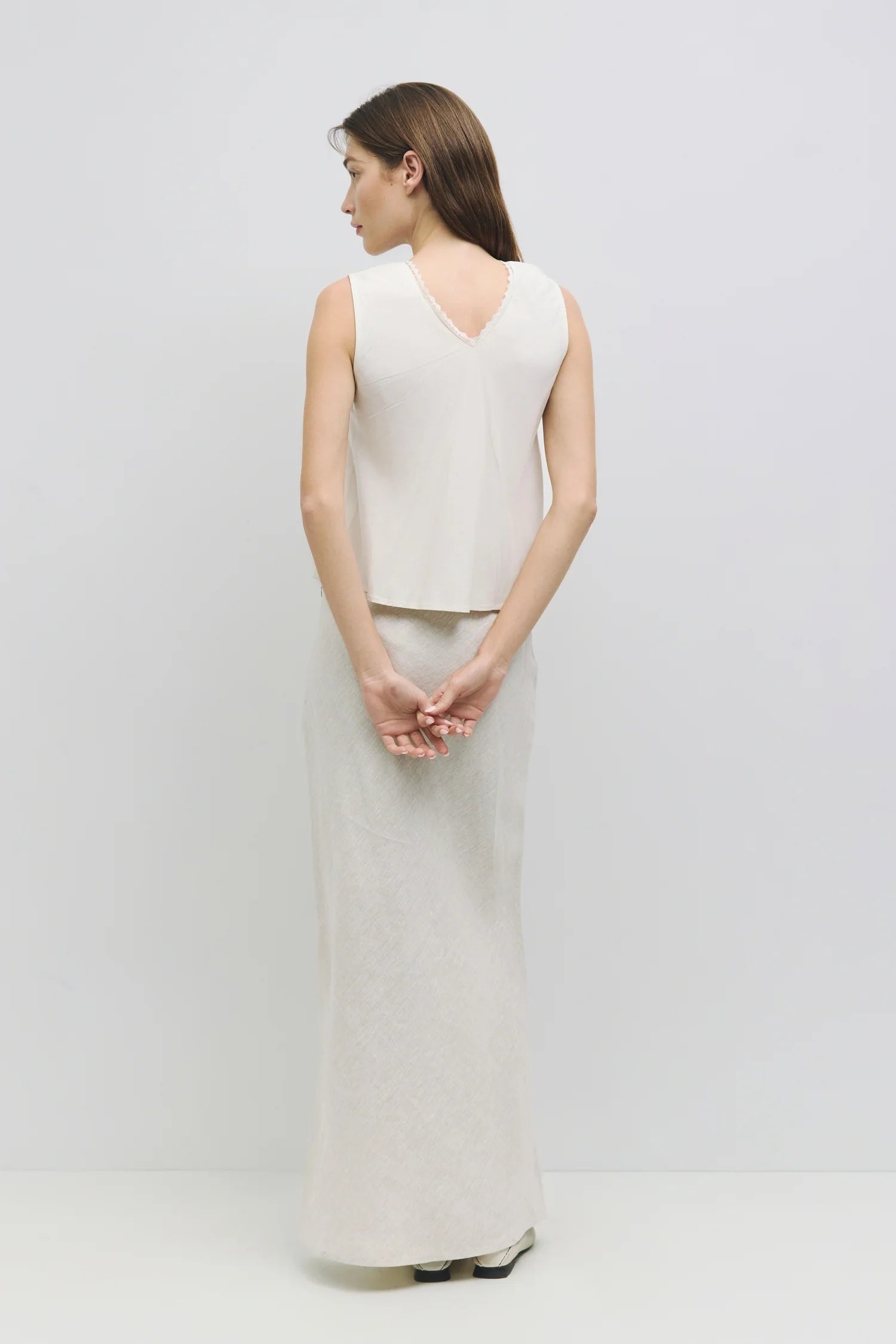 The Arielle Top Cream