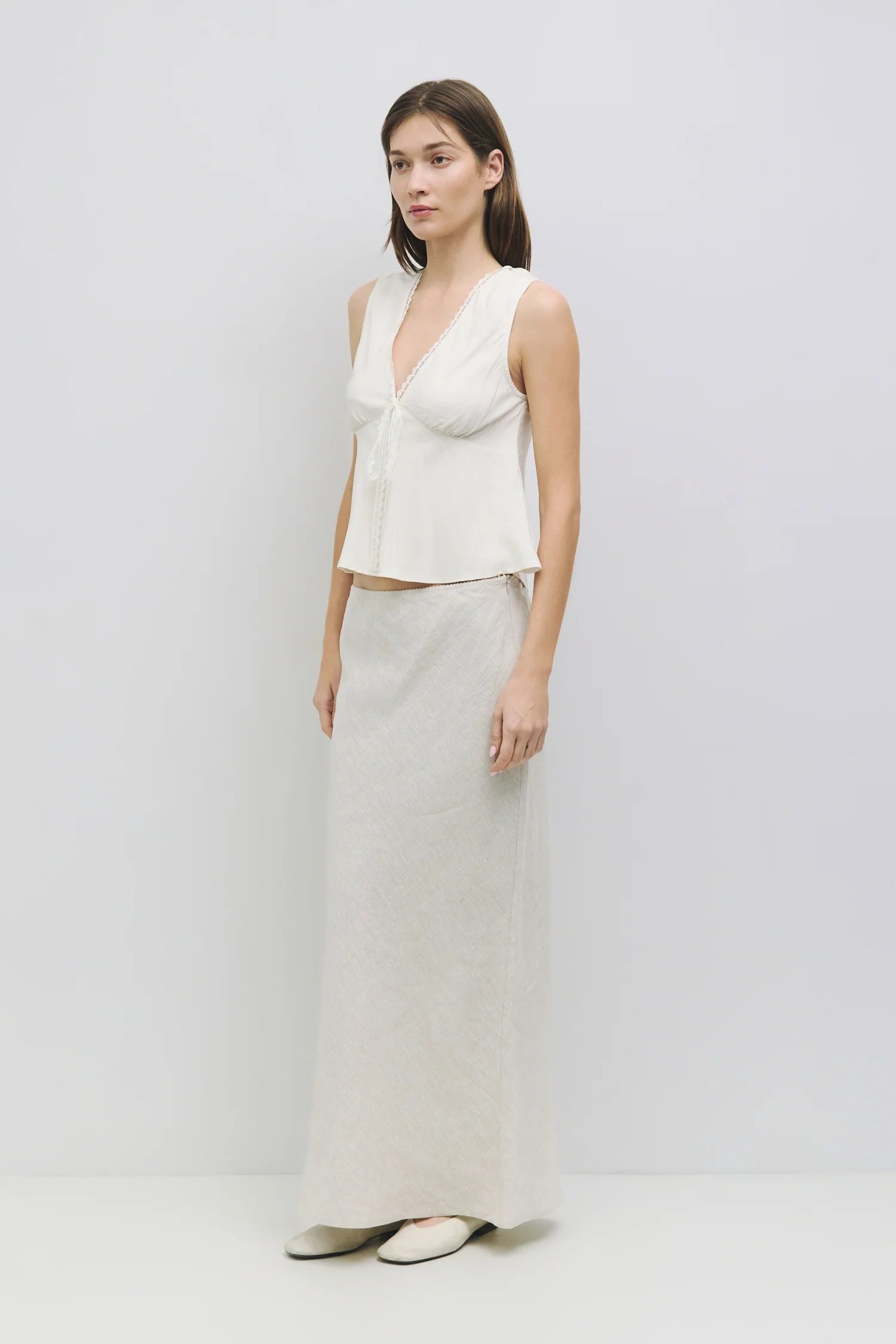 The Arielle Top Cream