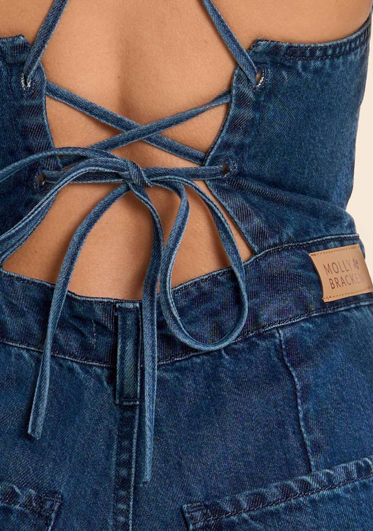 Denim Jumpsuit Denim Blue Molly Bracken