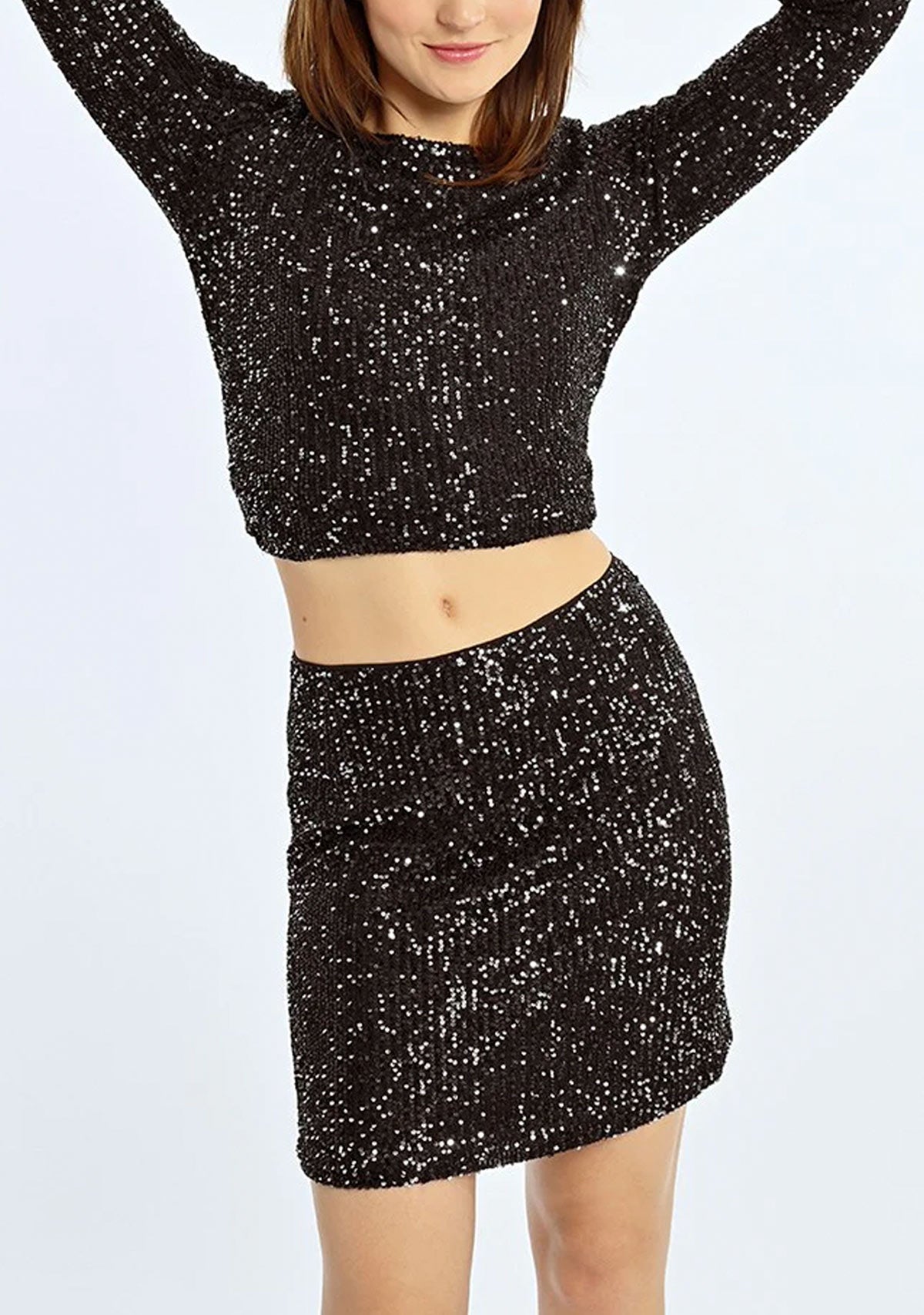 Sequined Mini Skirt The Latest Scoop