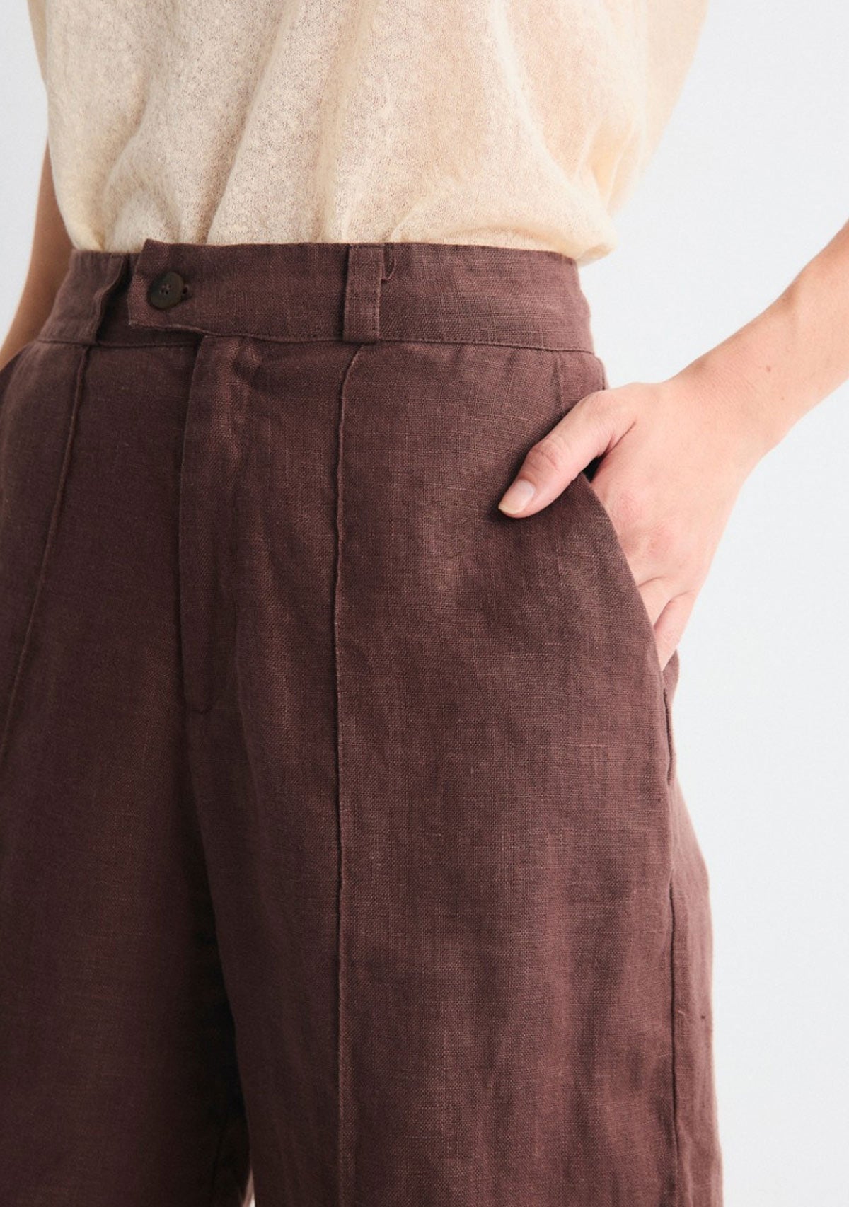 Arani Bermuda Short Brown Mus & Bombon