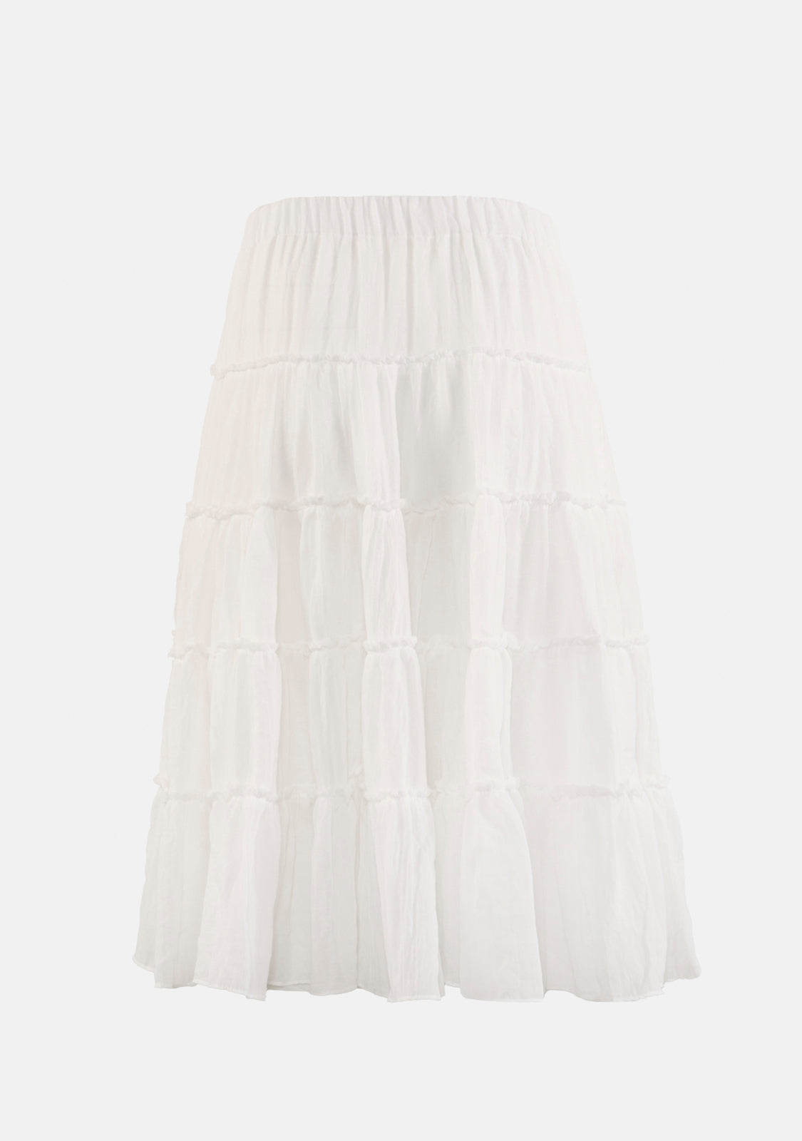 Tiered Midi Skirt