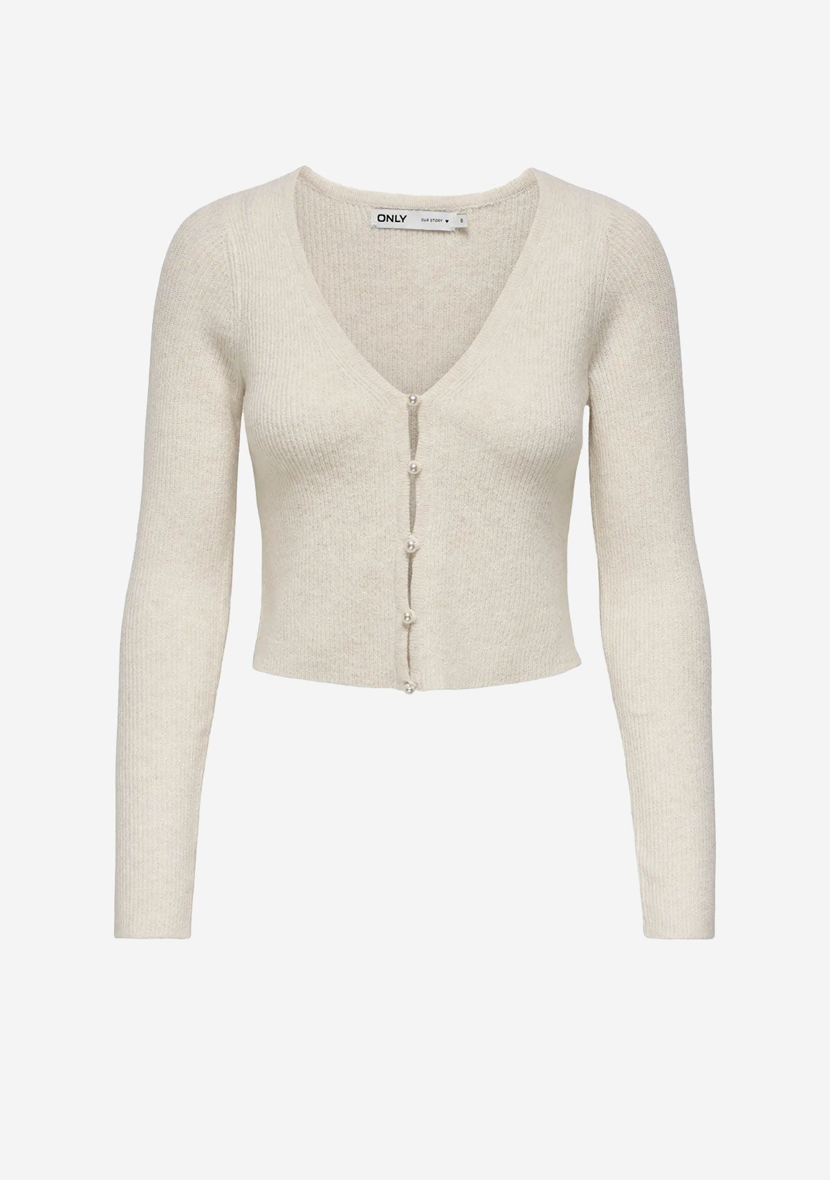 ONL Rica Life Pearl Cardigan Birch Melange Only