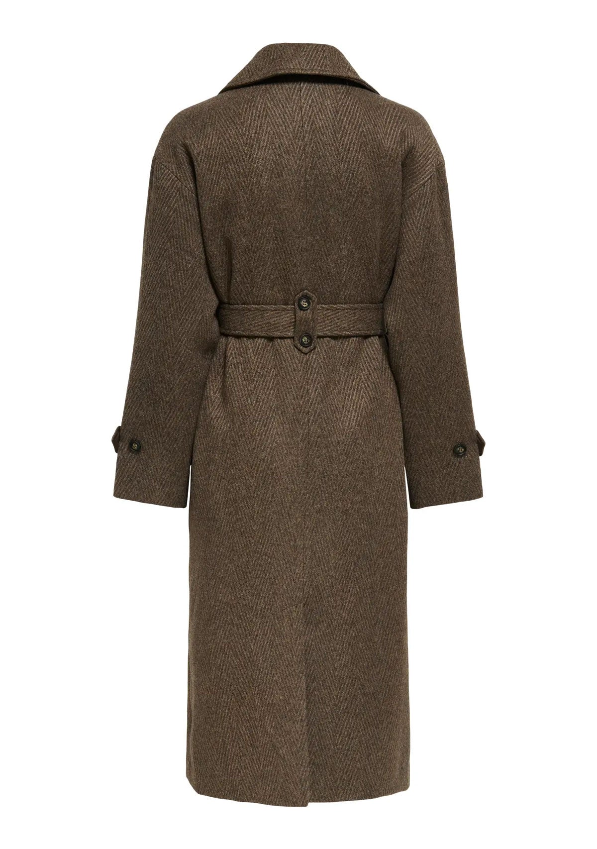 ONLgina Life Coat Otw Seal Brown