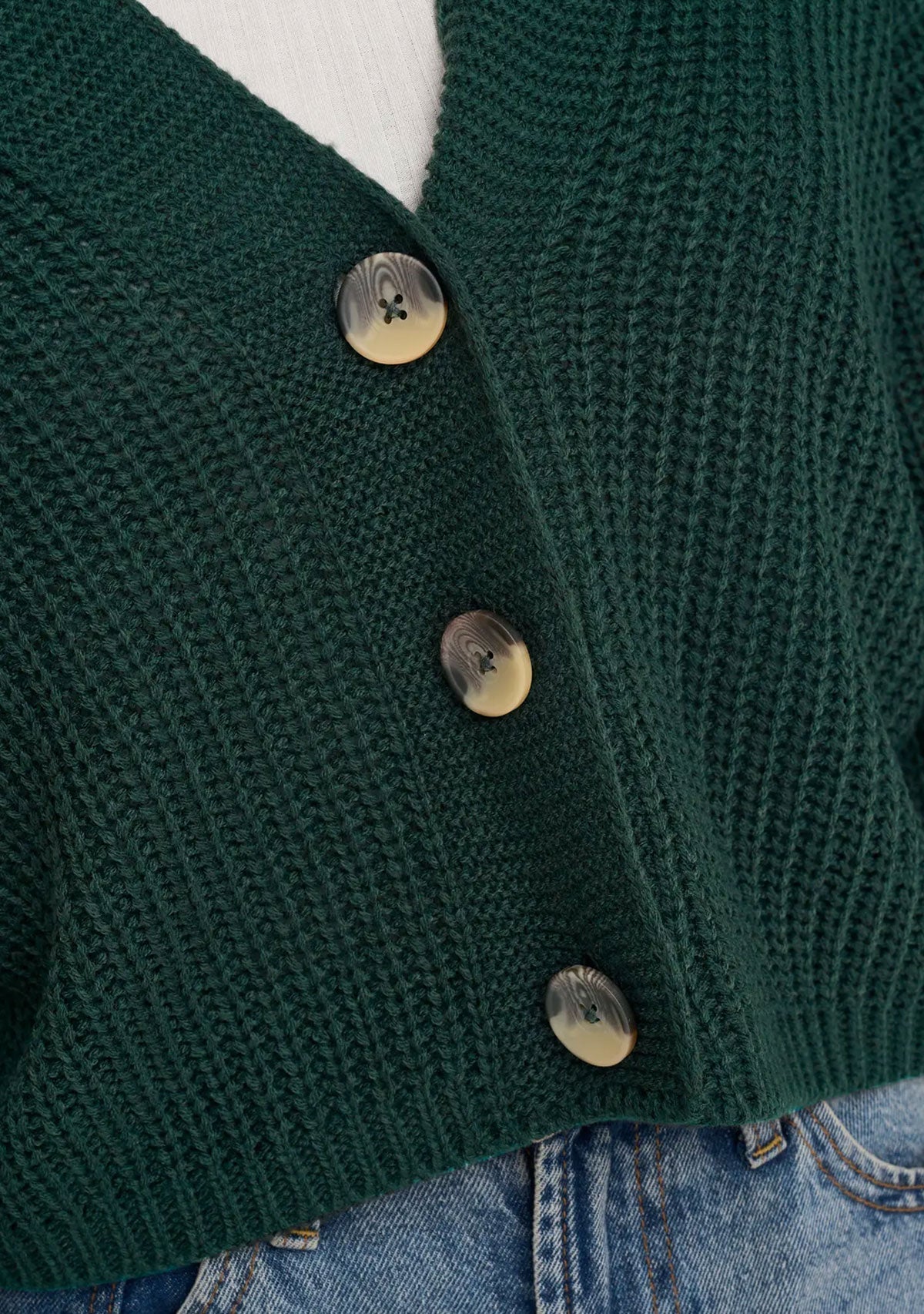 OnlCarol Nice L/S Cardigan Knt Noos Green Gables Only
