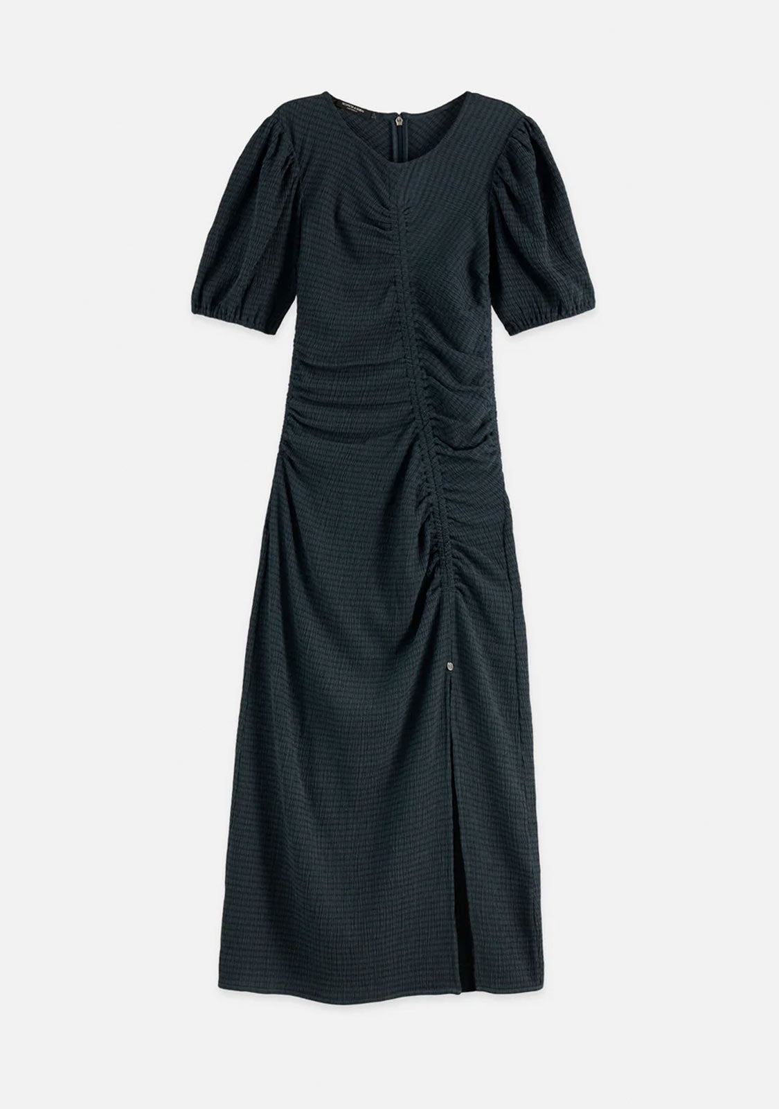 Open Structured Jersey Midi Dress Carbon