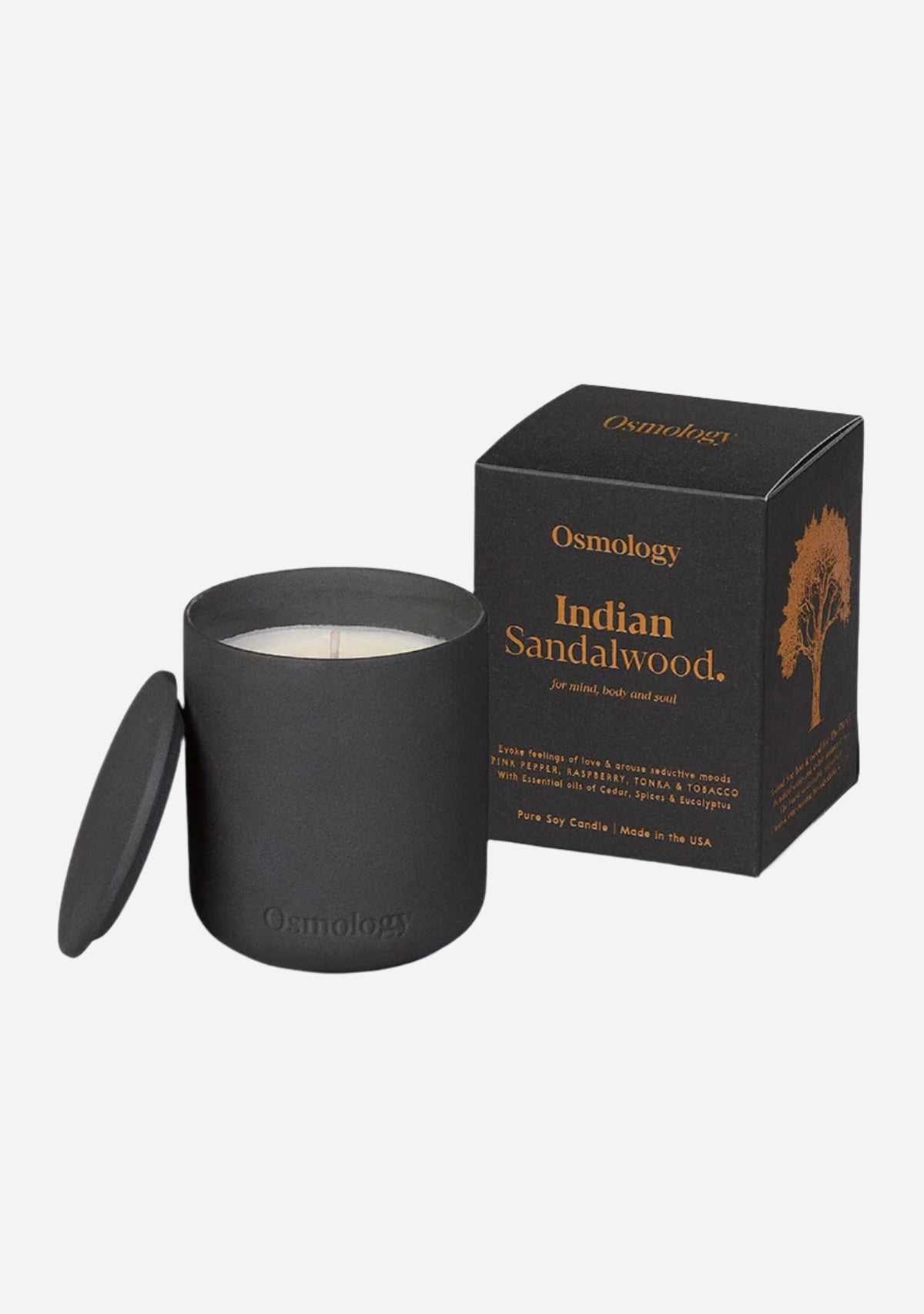Indian Sandalwood Ceramic Candle