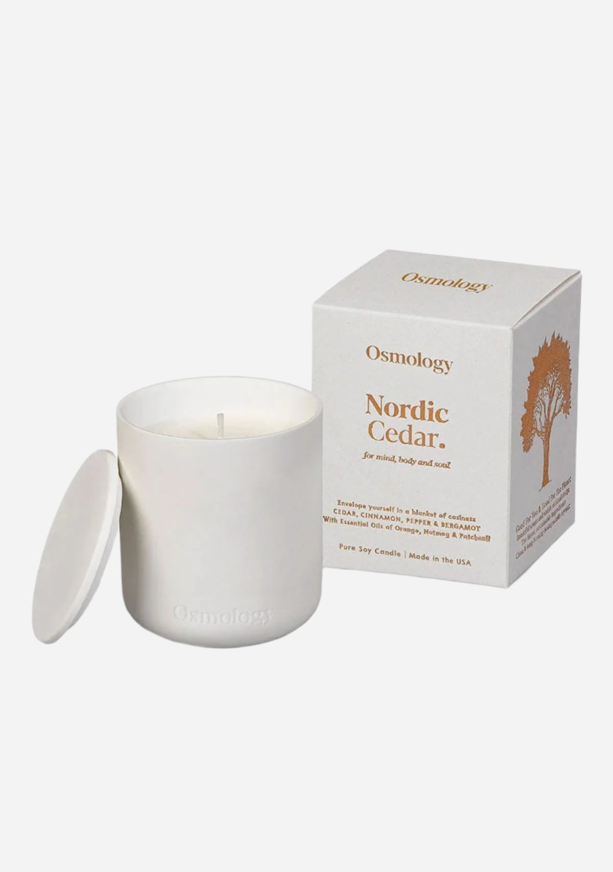 Nordic Cedar Ceramic Candle