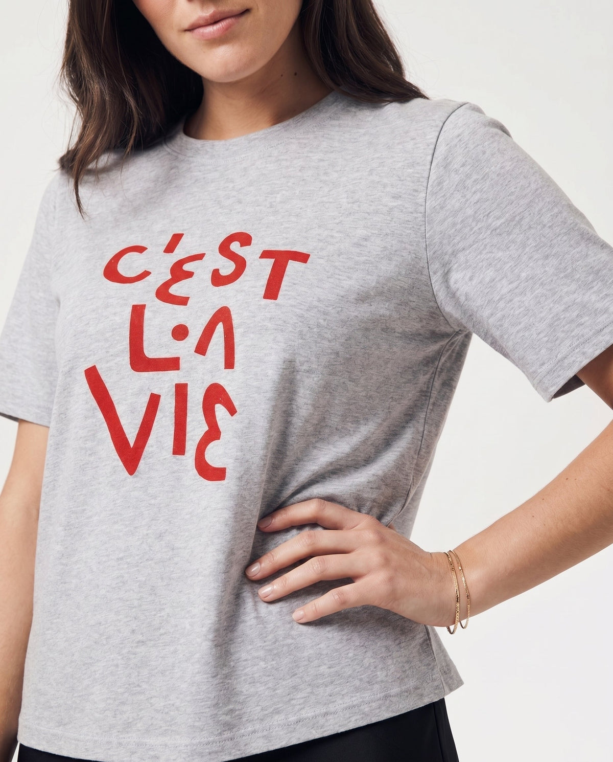 Statement Graphic Tee Gray ALTAR