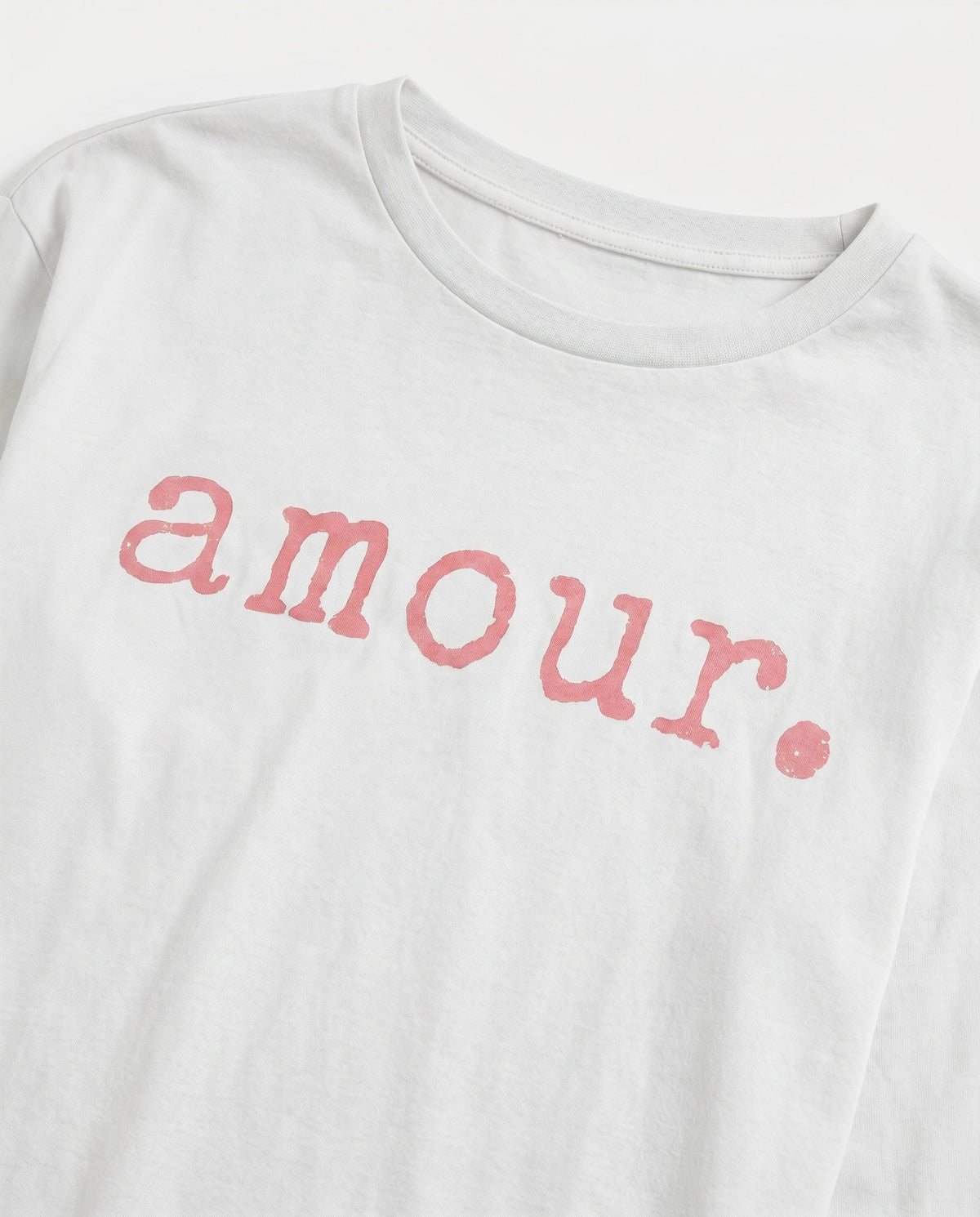 Everyday Cotton Tee Long Sleeve White SLOW HIGH