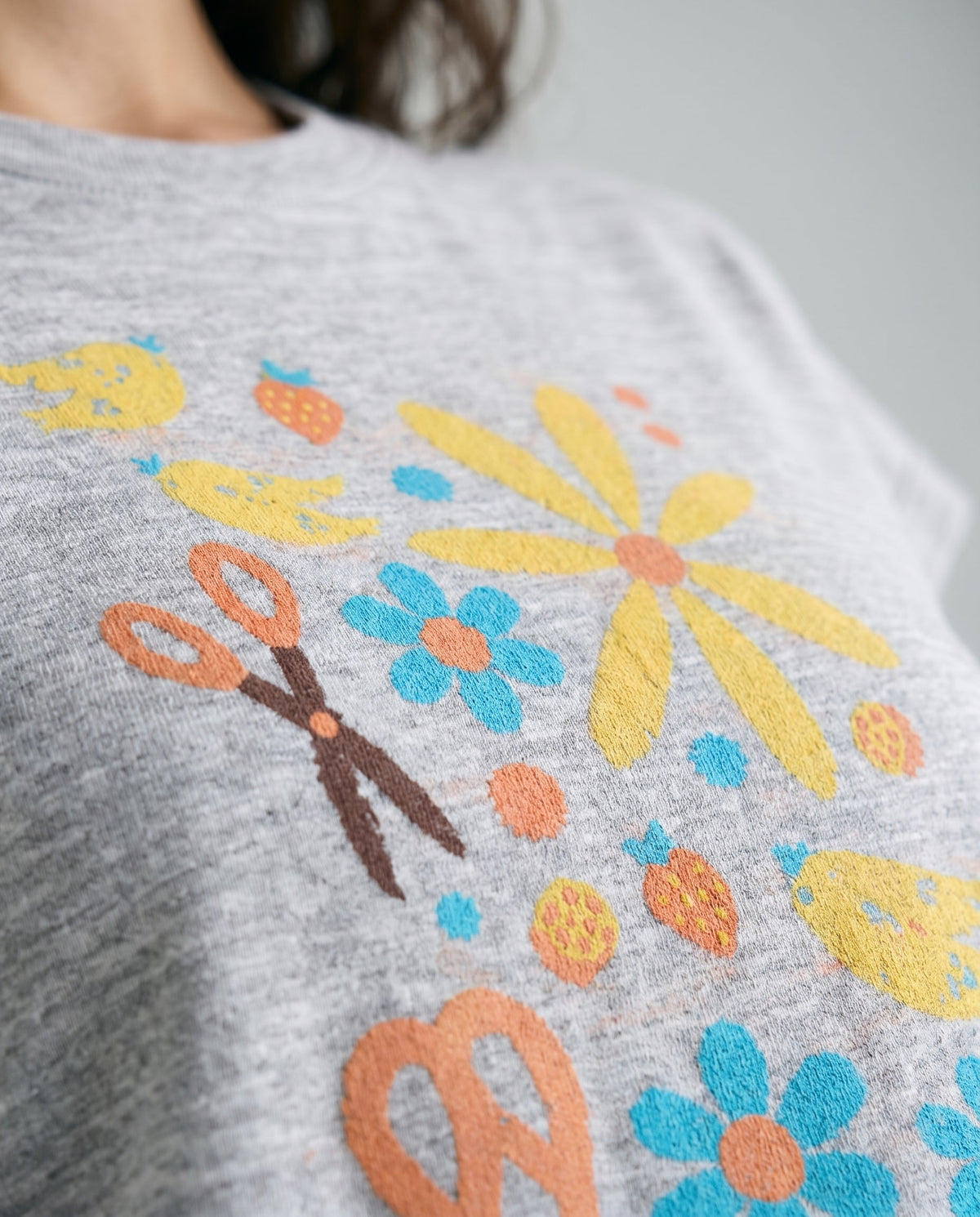 Statement Graphic Tee Gray Gray 29 28
