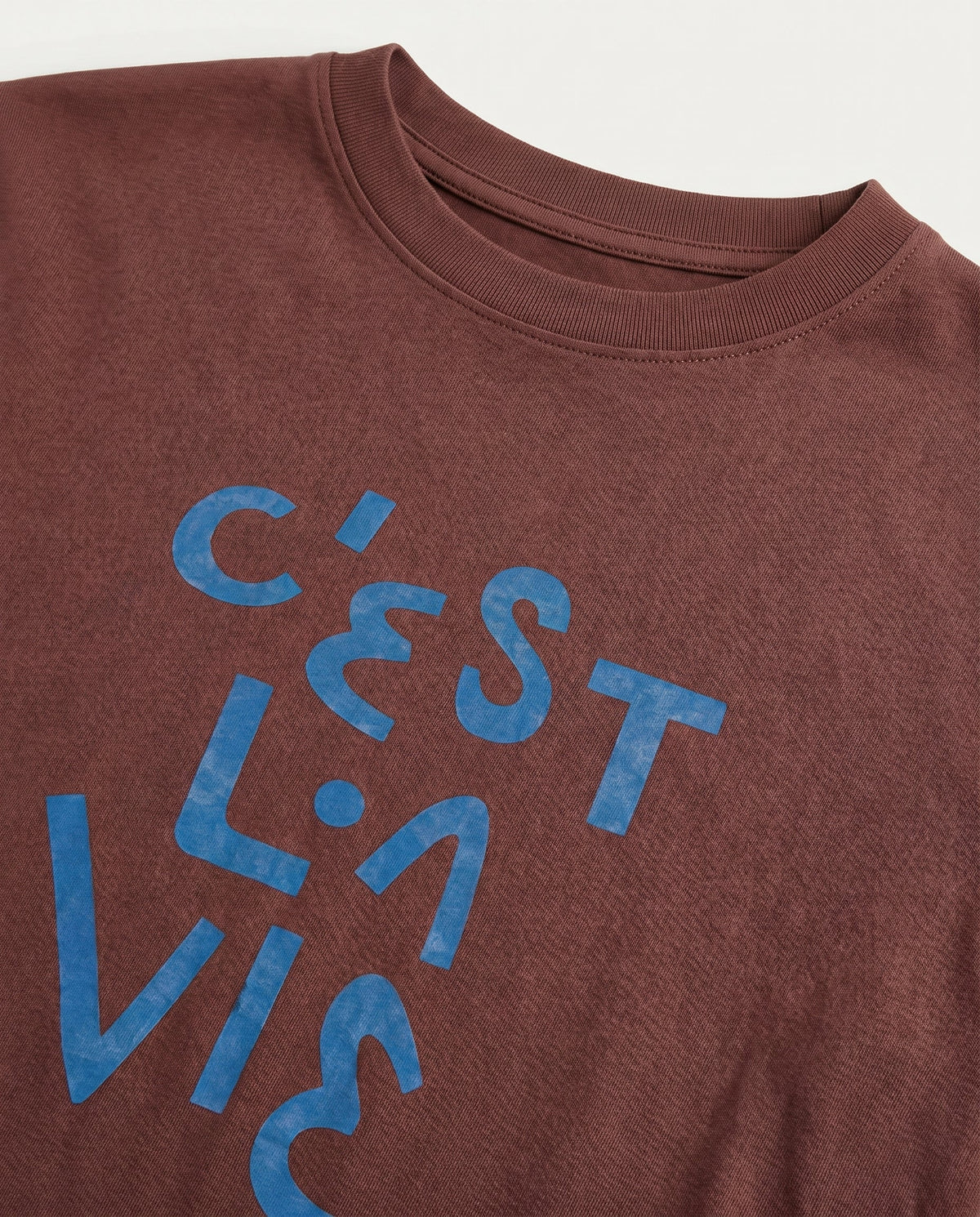 Relaxed Fit Message Tee Brown COCA
