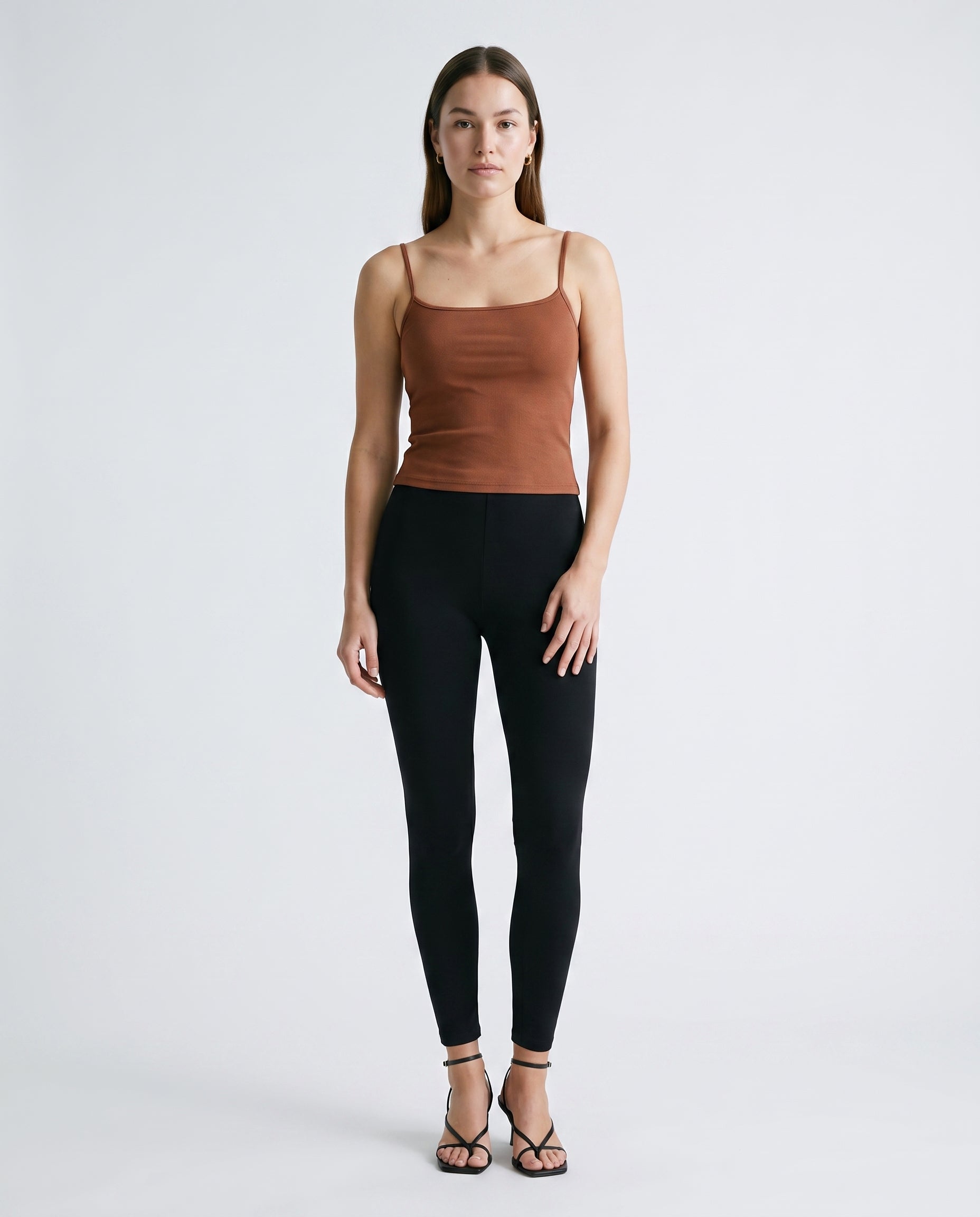 Basic Crop Tank Coffe Coffee 12 Rue Collette
