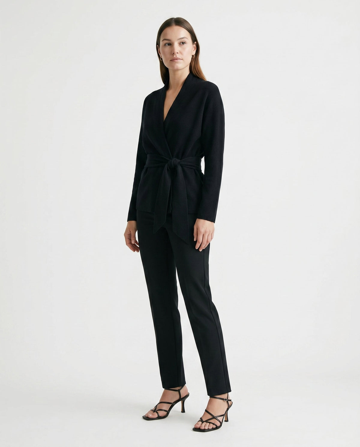 Black Draped Top Black ALTAR