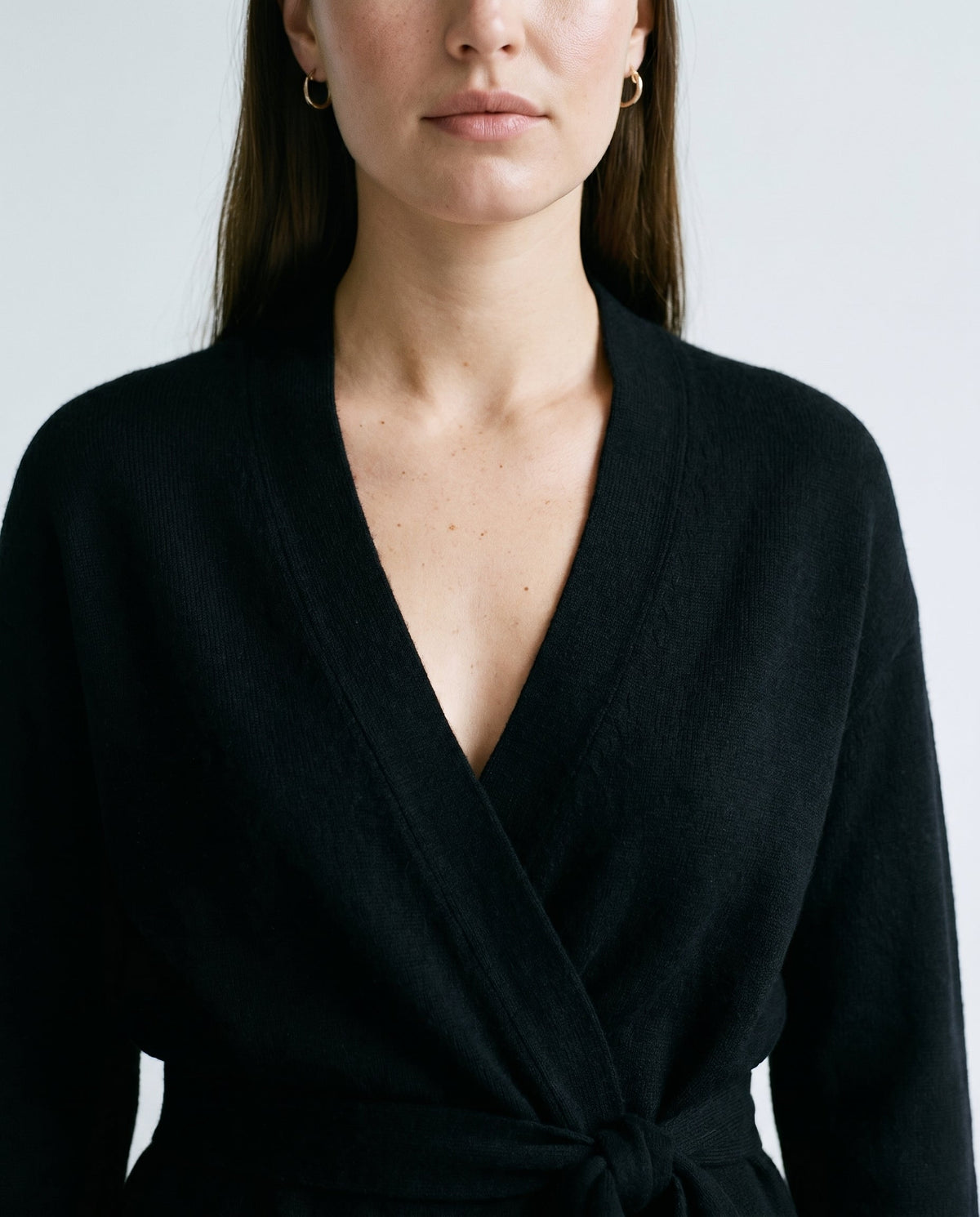 Black Draped Top Black ALTAR