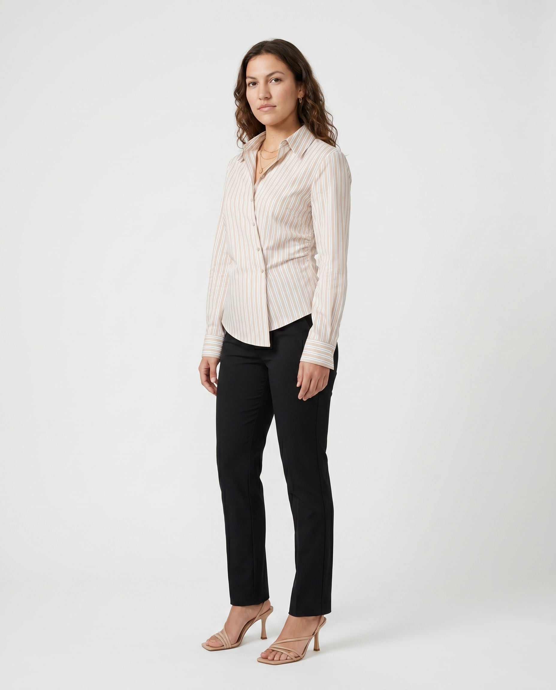 Desert Stripe Blouse Khaki Stripe ALTAR