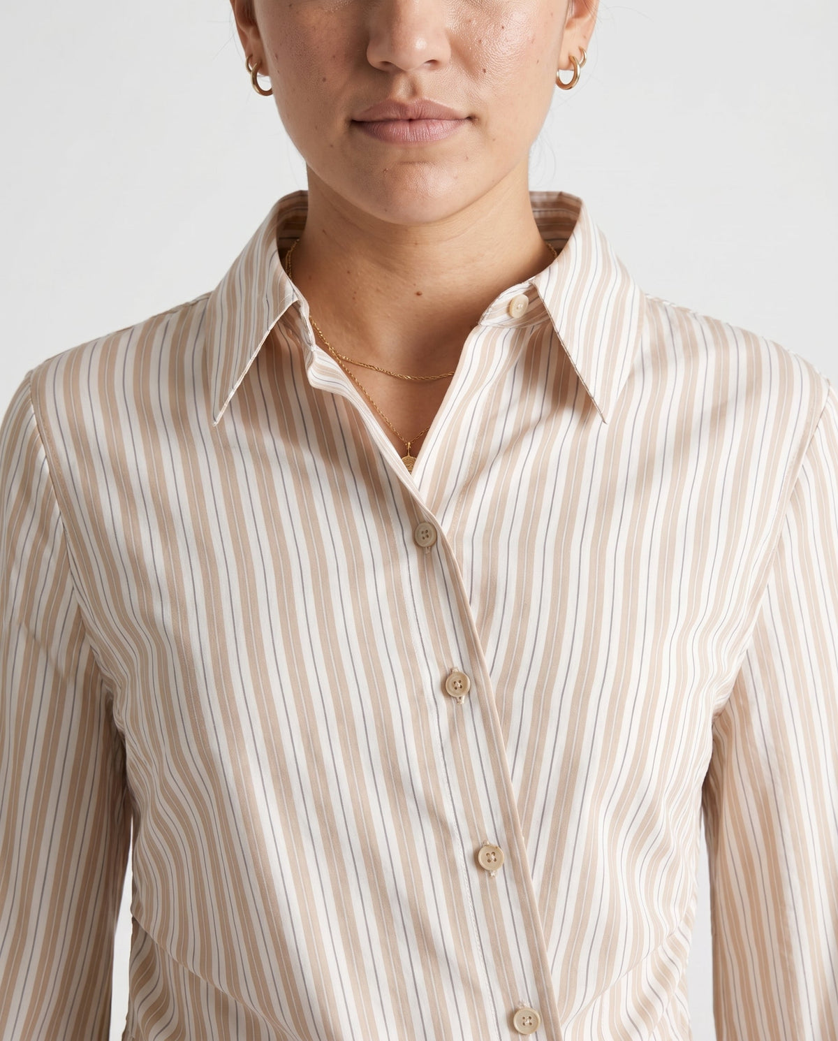 Desert Stripe Blouse Khaki Stripe ALTAR
