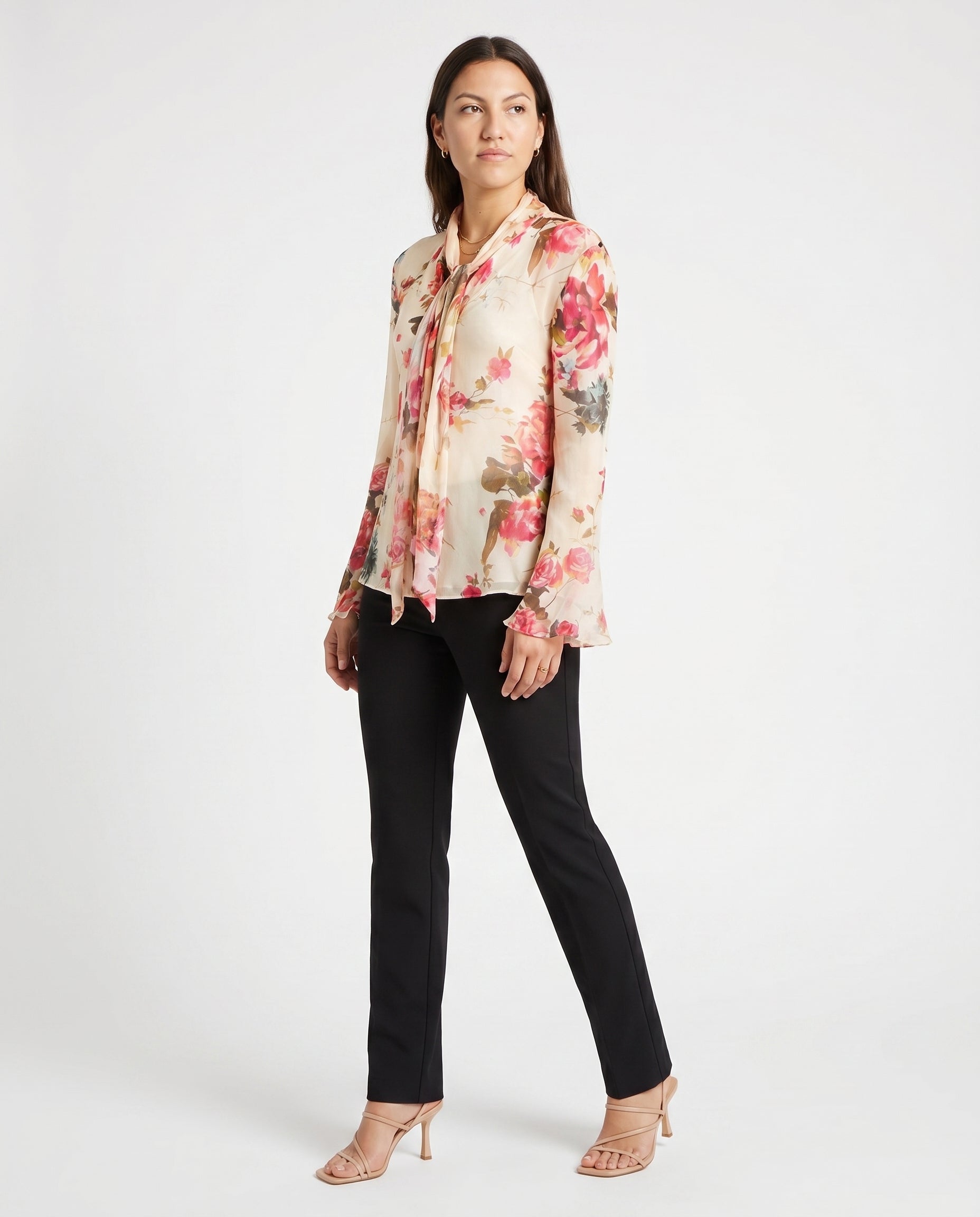 Floral Print Blouse Print