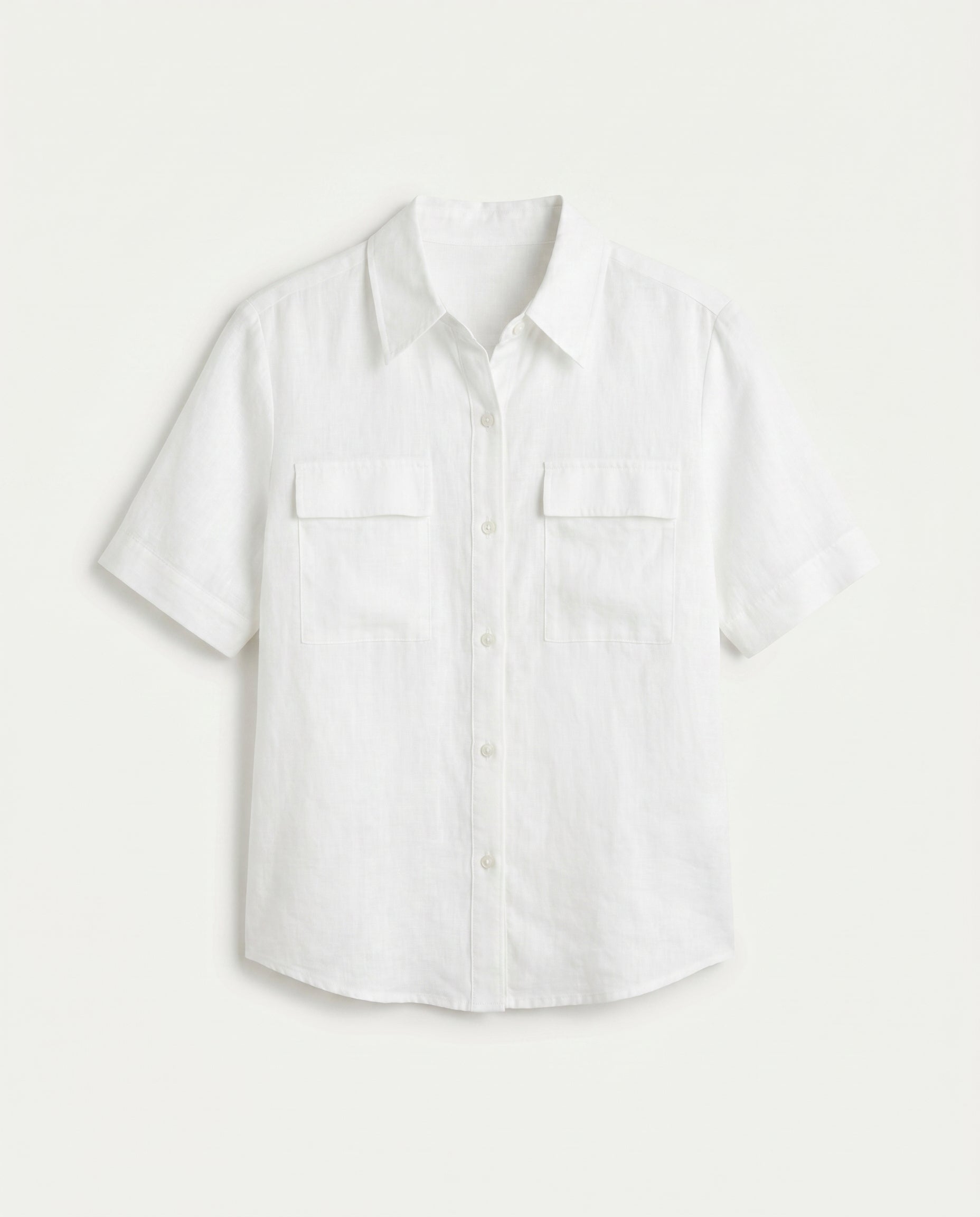 Relaxed Pocket Shirt White