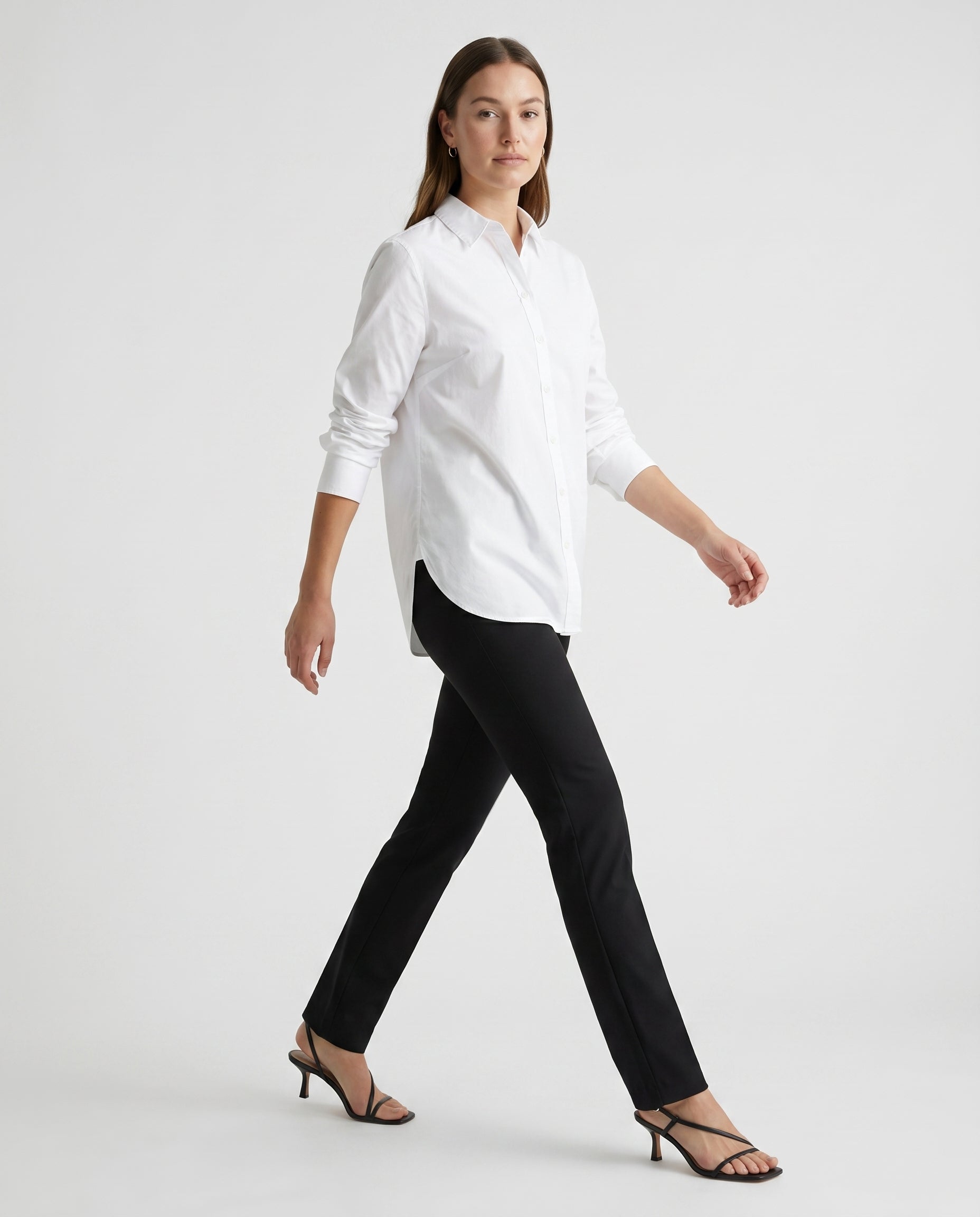 Classic Button-Down Shirt White