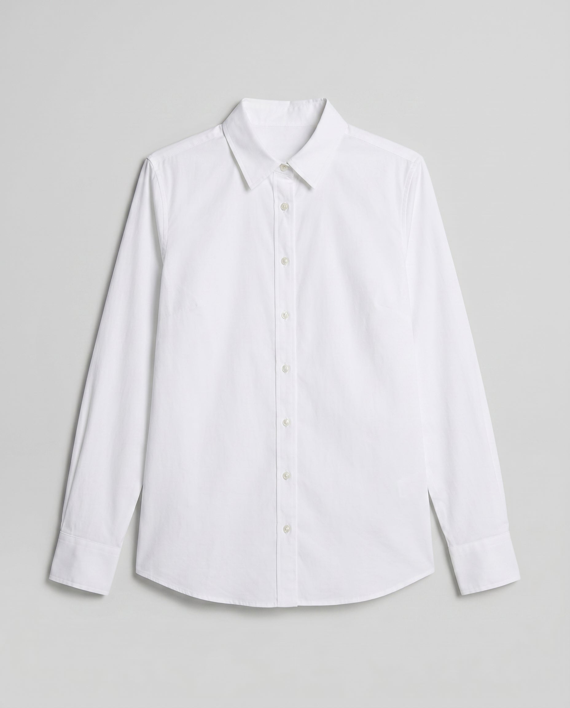 Classic Button-Down Shirt White