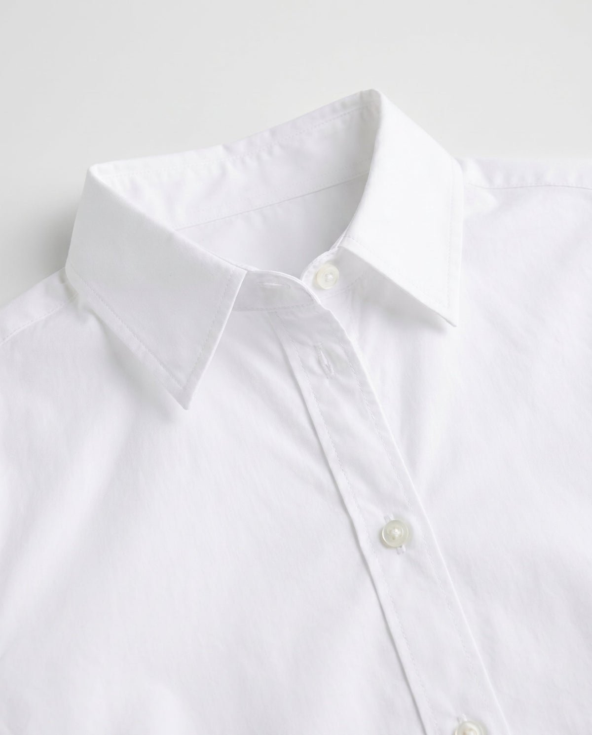 Classic Button-Down Shirt White SLOW HIGH