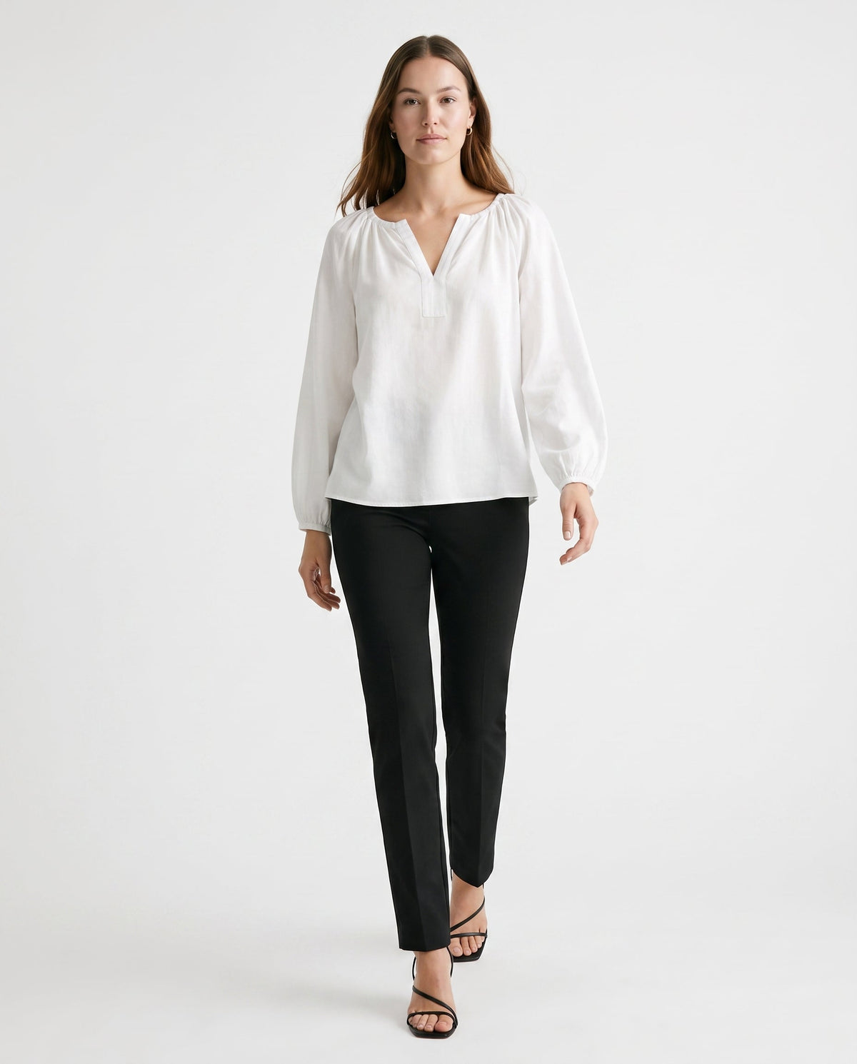 Soft Drape Blouse White 29 28