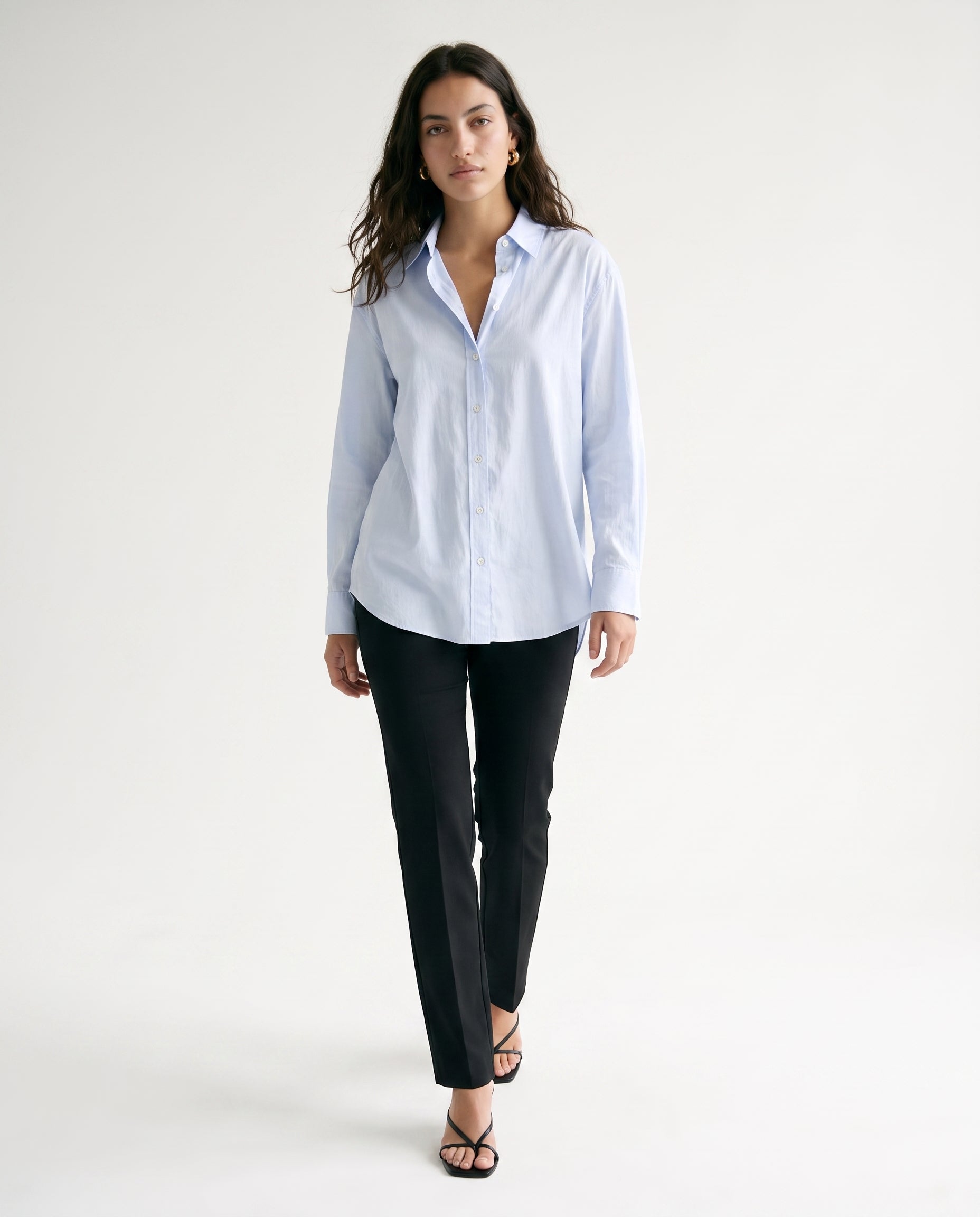 Soft Gathered Blue