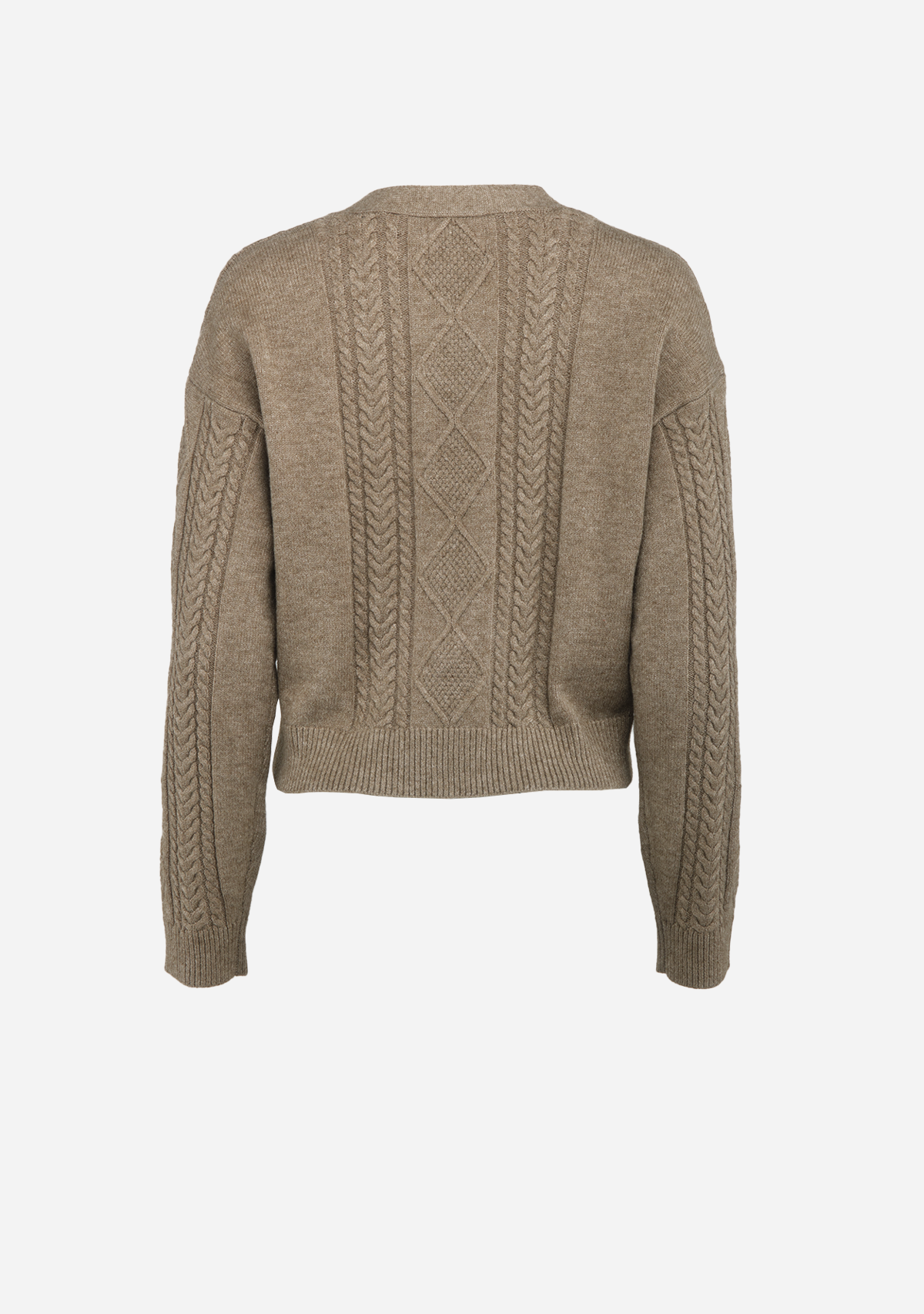 Gilet en maille Onlfia Ls String Knt Nca Cub W. Mélange