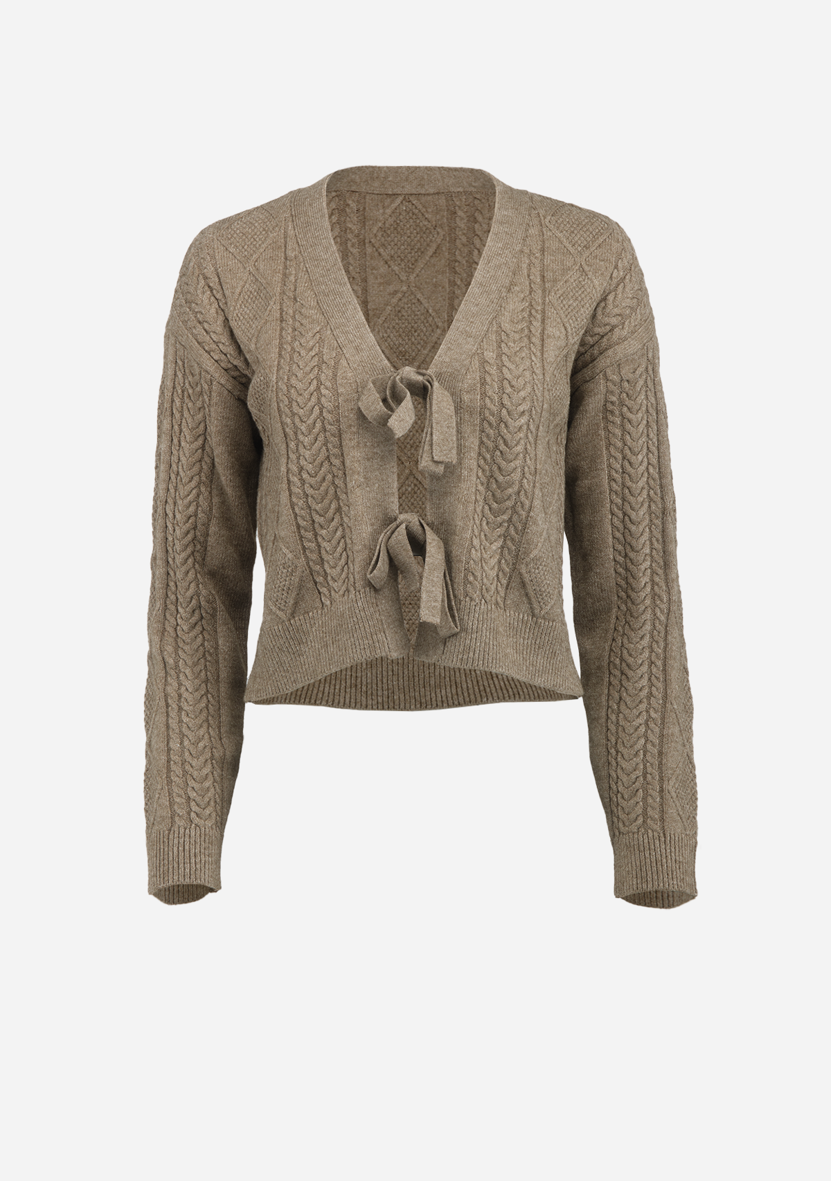 Onlfia Ls String Cardigan Knt Nca Cub W. Melange