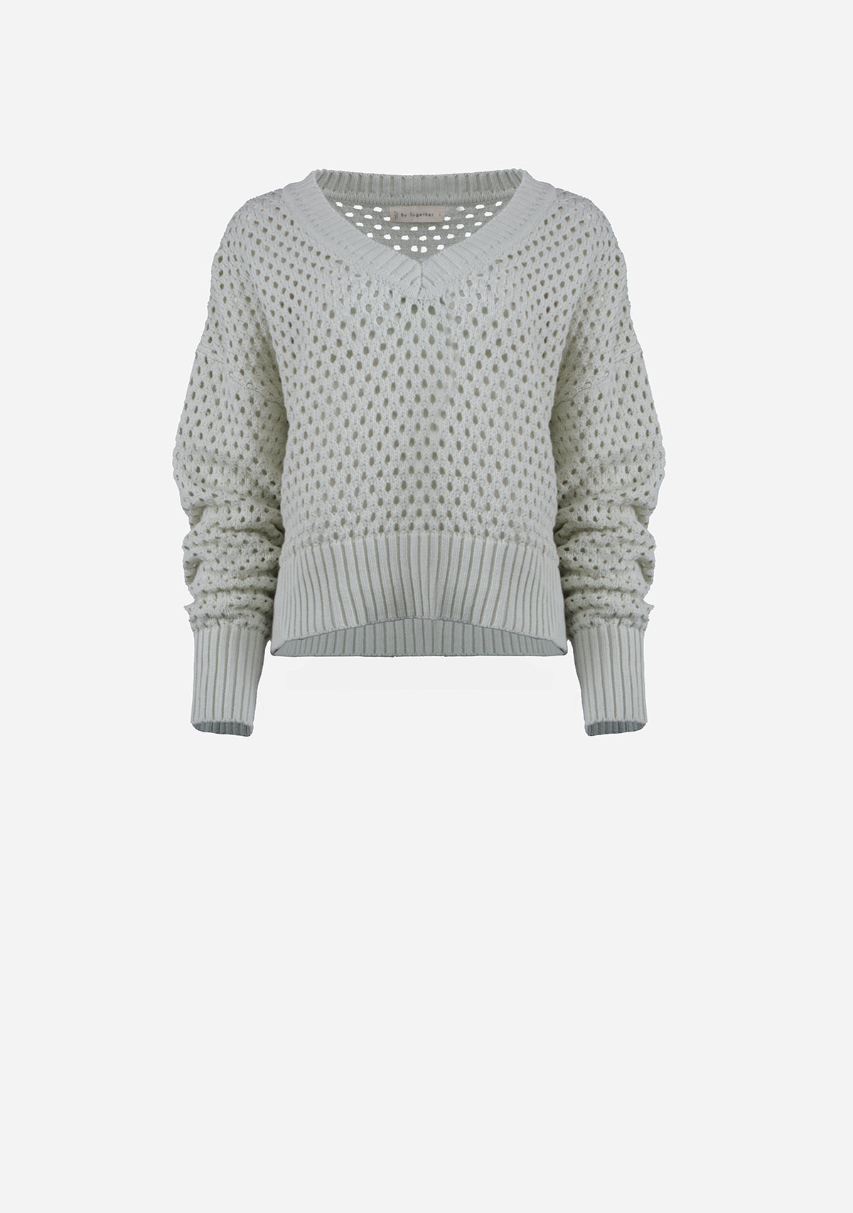 Eren Open Knit Top Mint