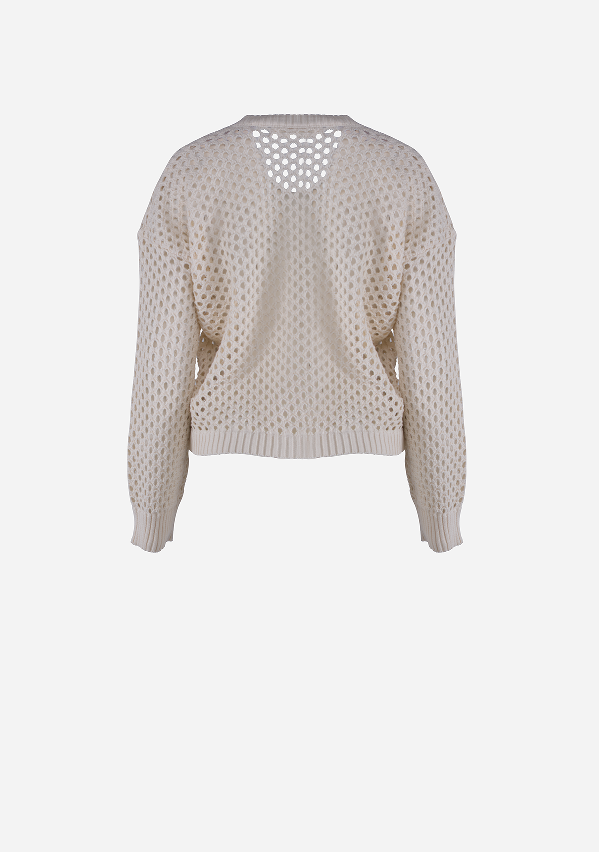 Kensley Open Knit Cardigan Sweaters Natural