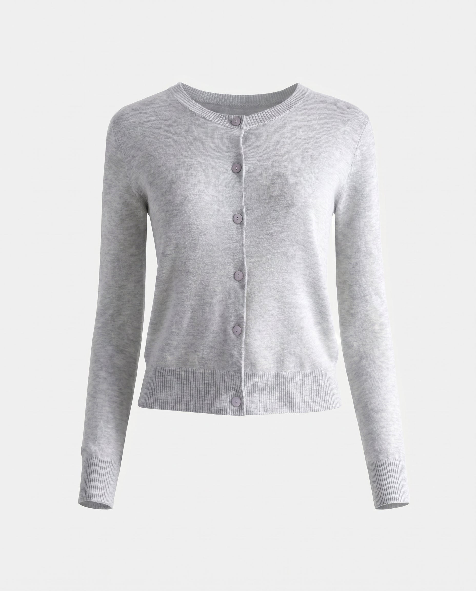 Gilet classique à boutons gris