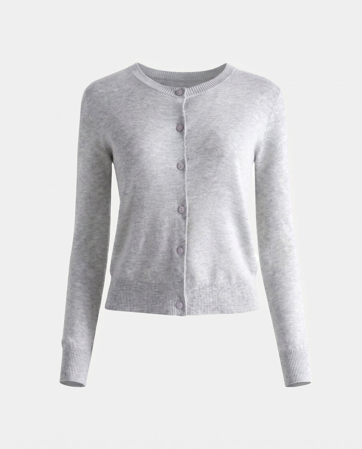 Classic Button Front Cardigan Gray Slow High