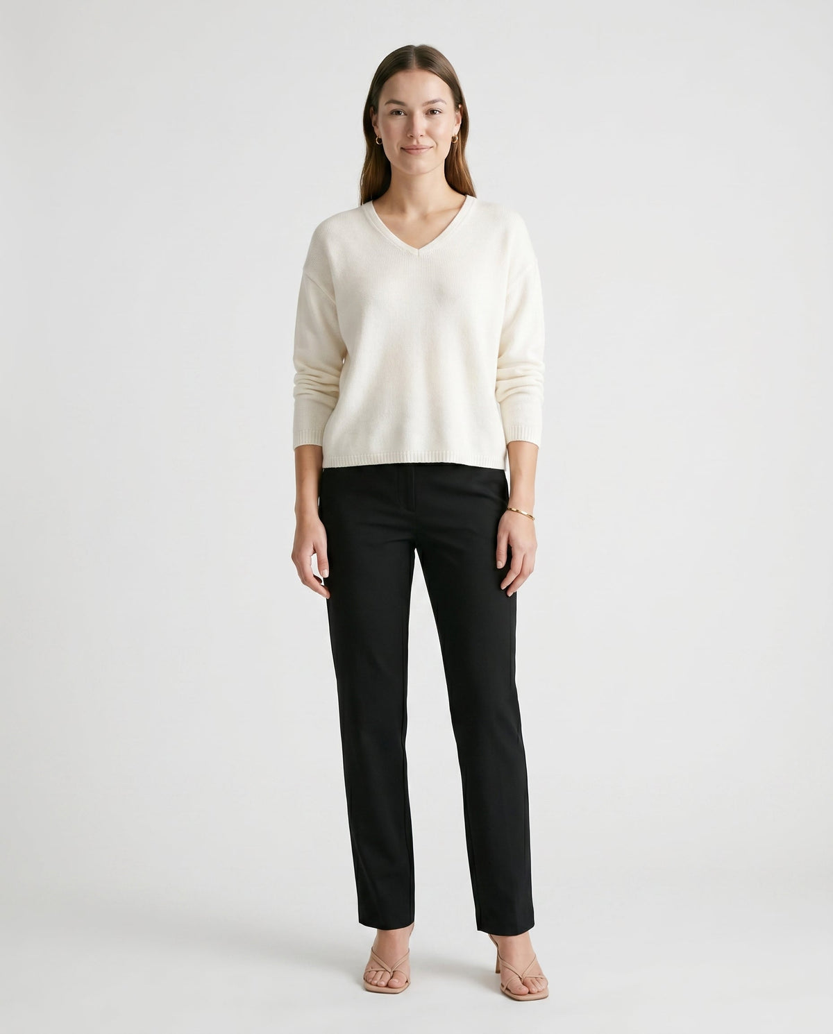 Cropped Lightweight Top Beige audrey