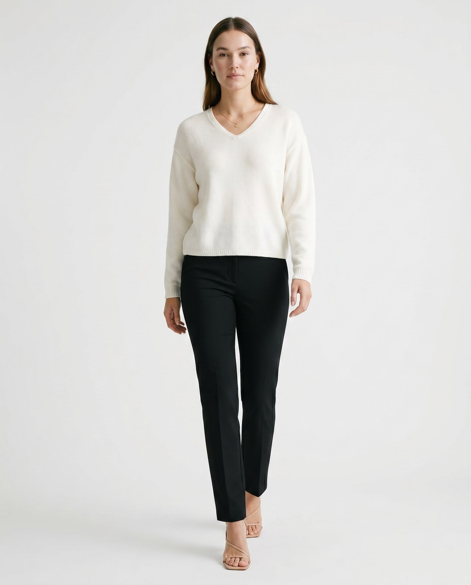 Cropped Lightweight Top Beige audrey
