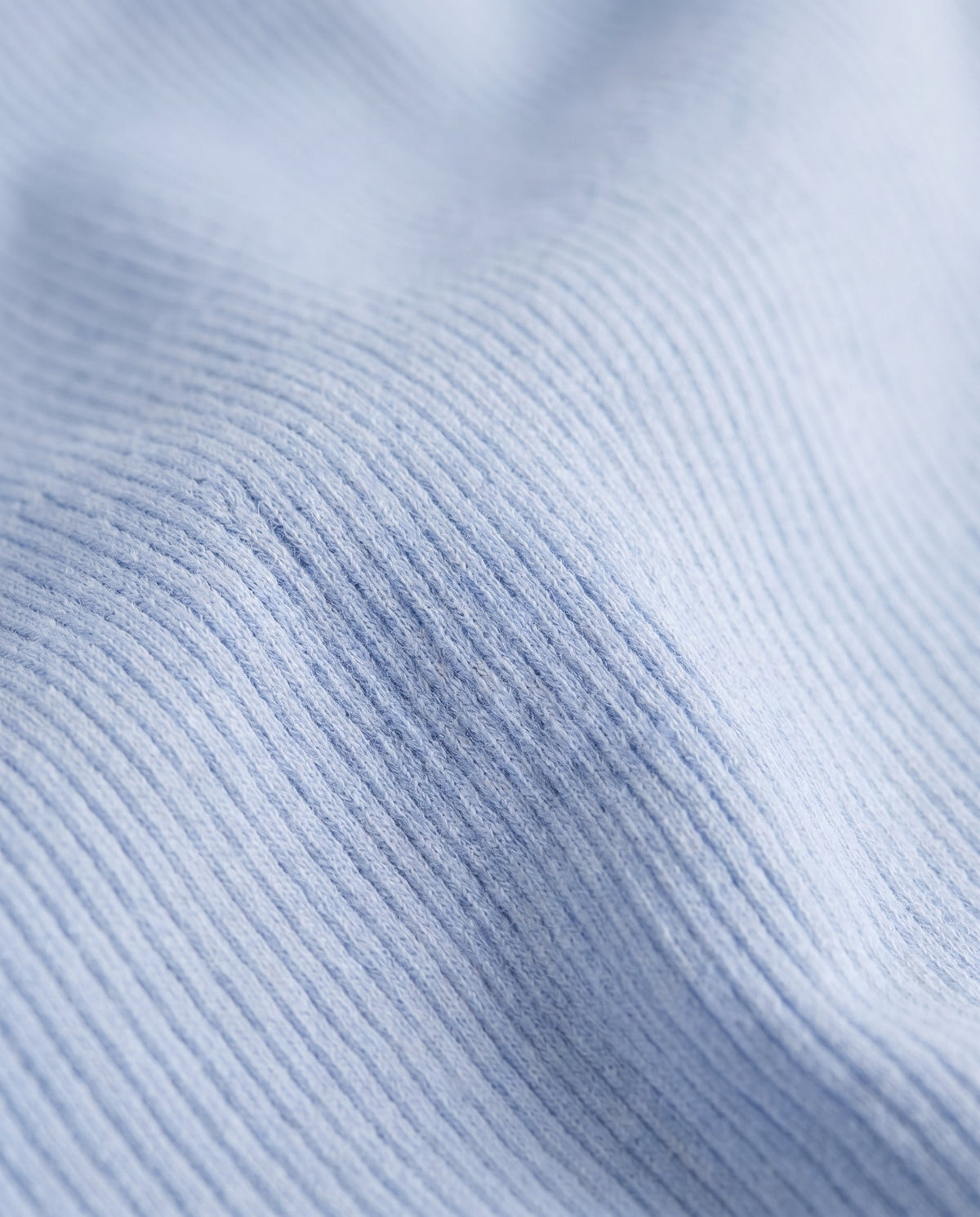 Fitted Rib Knit Turtleneck Blue audrey