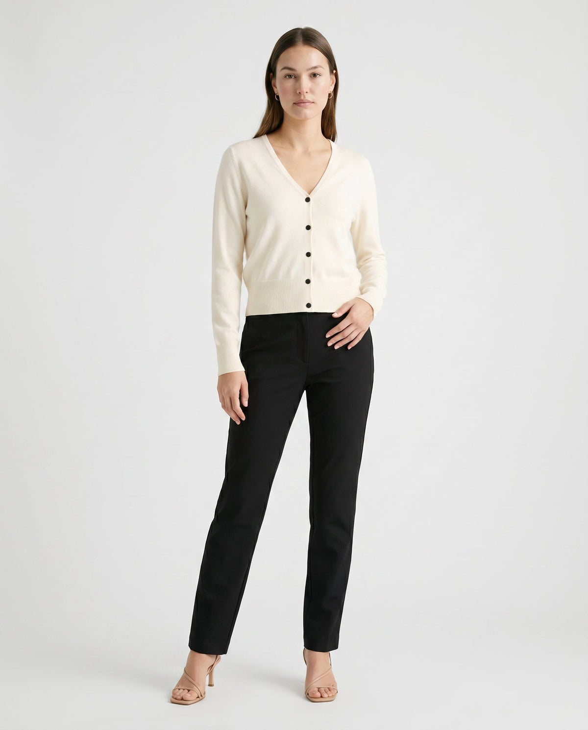 Classic White Cardigan White ALTAR