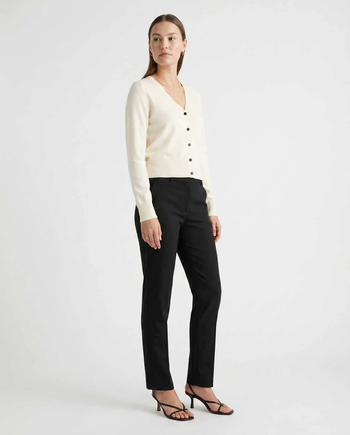 Classic White Cardigan White ALTAR