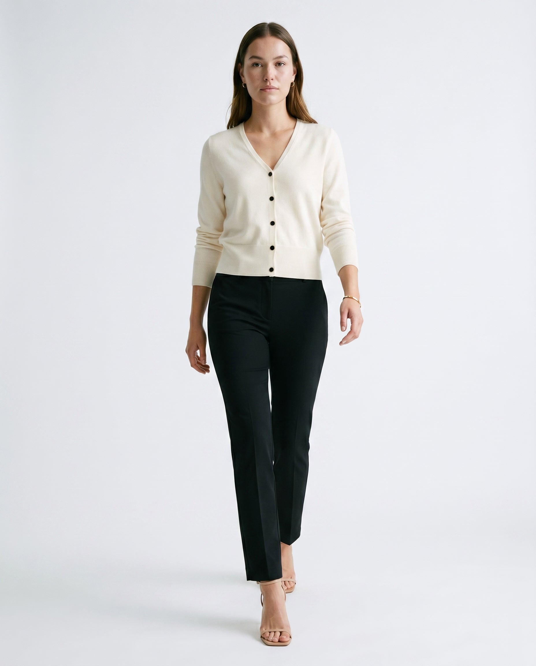 Classic White Cardigan White