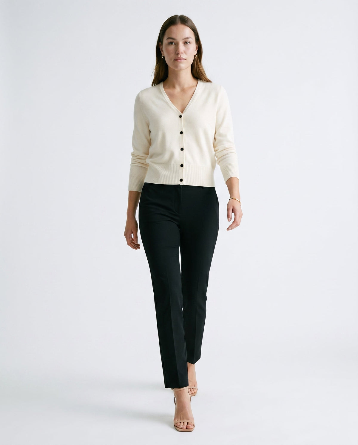 Classic White Cardigan White ALTAR