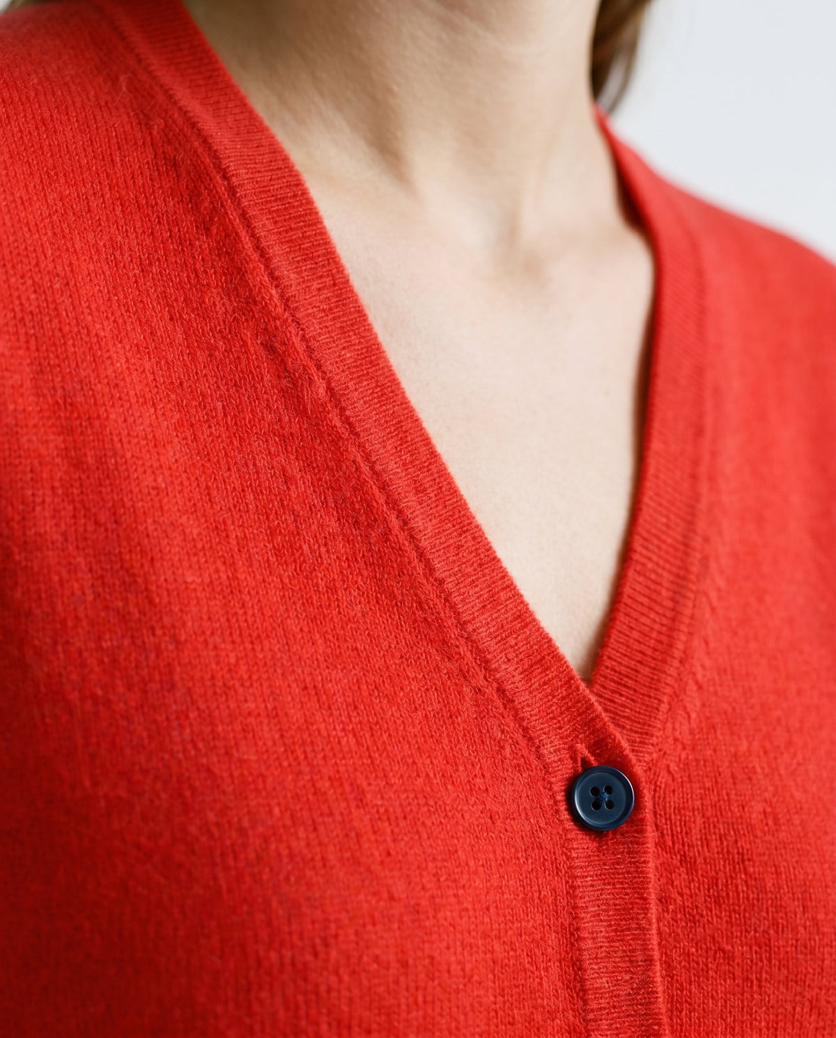 Bold Red Knit Cardigan Red ALTAR