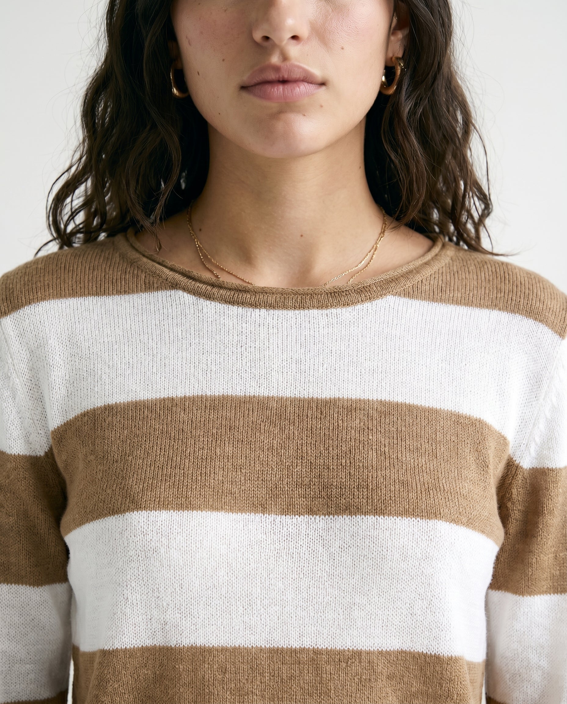 Striped Knit Sweater