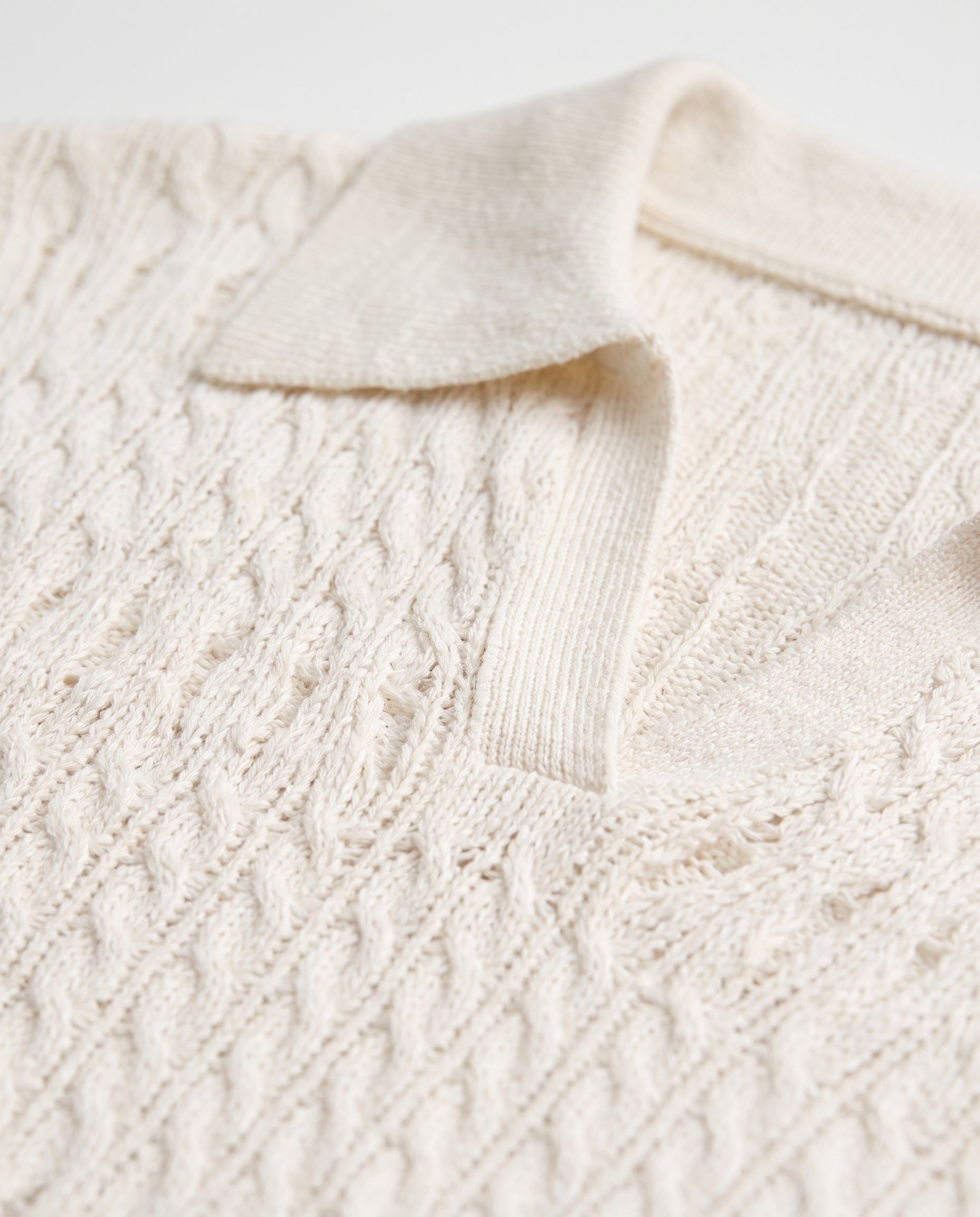Textured Knit Sleeveless Top White