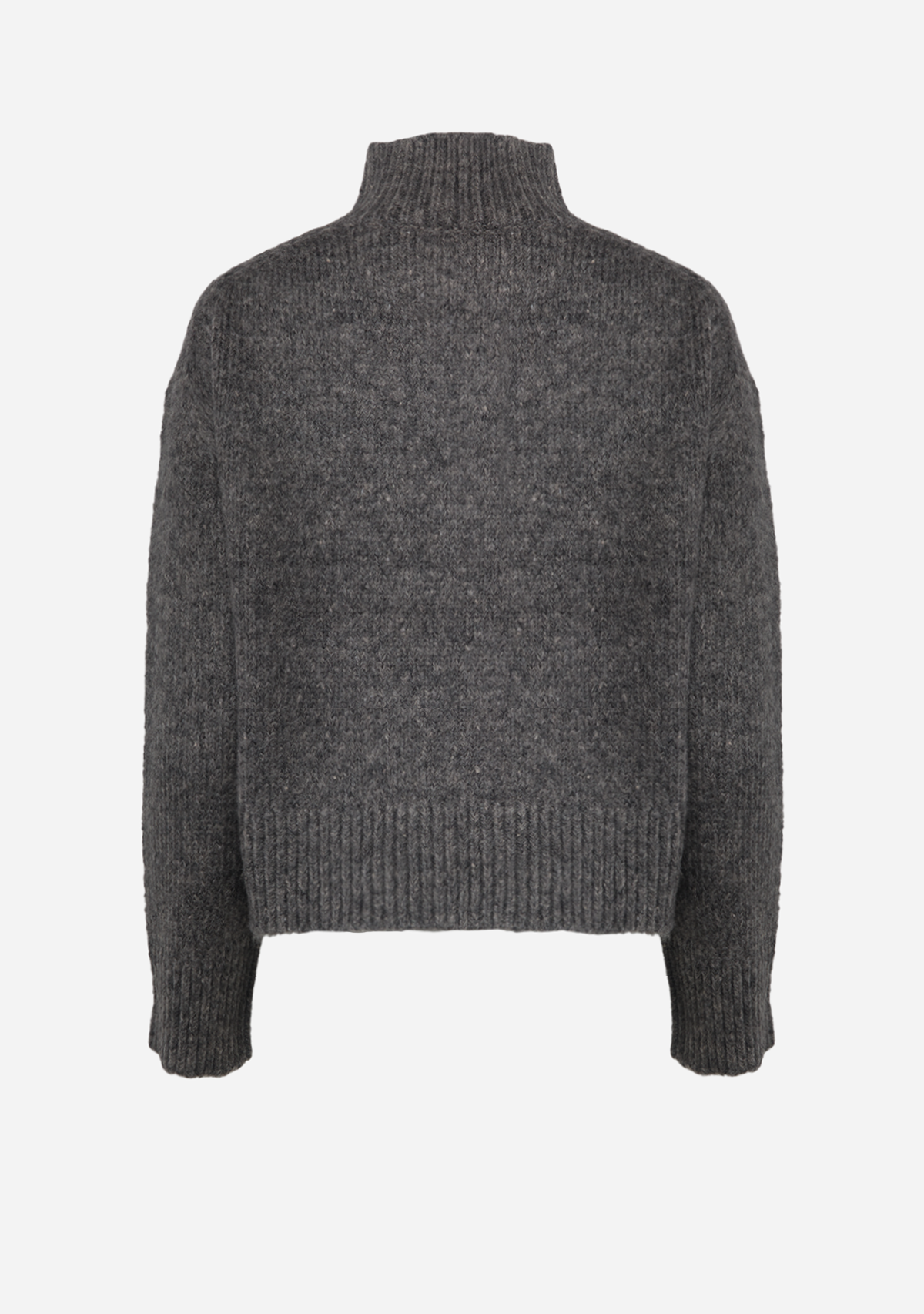Wool Blend Mock Neck Sweater