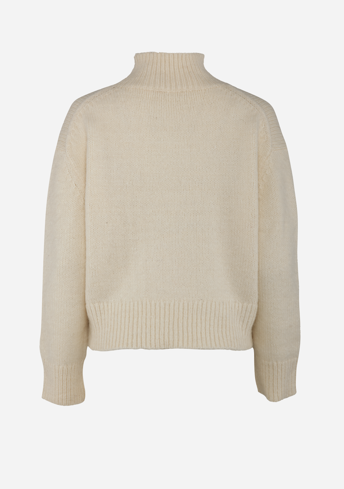 Wool Blend Mock Neck Sweater